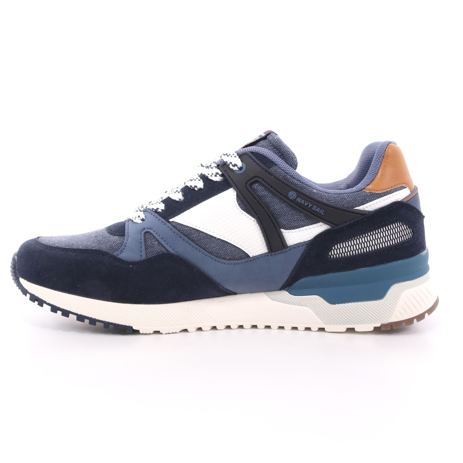 Scarpa Allacciata Navy Sail Uomo Blu Scarpa Allacciata Navy Sail Uomo Blu Scarpe 5 - NSM113815