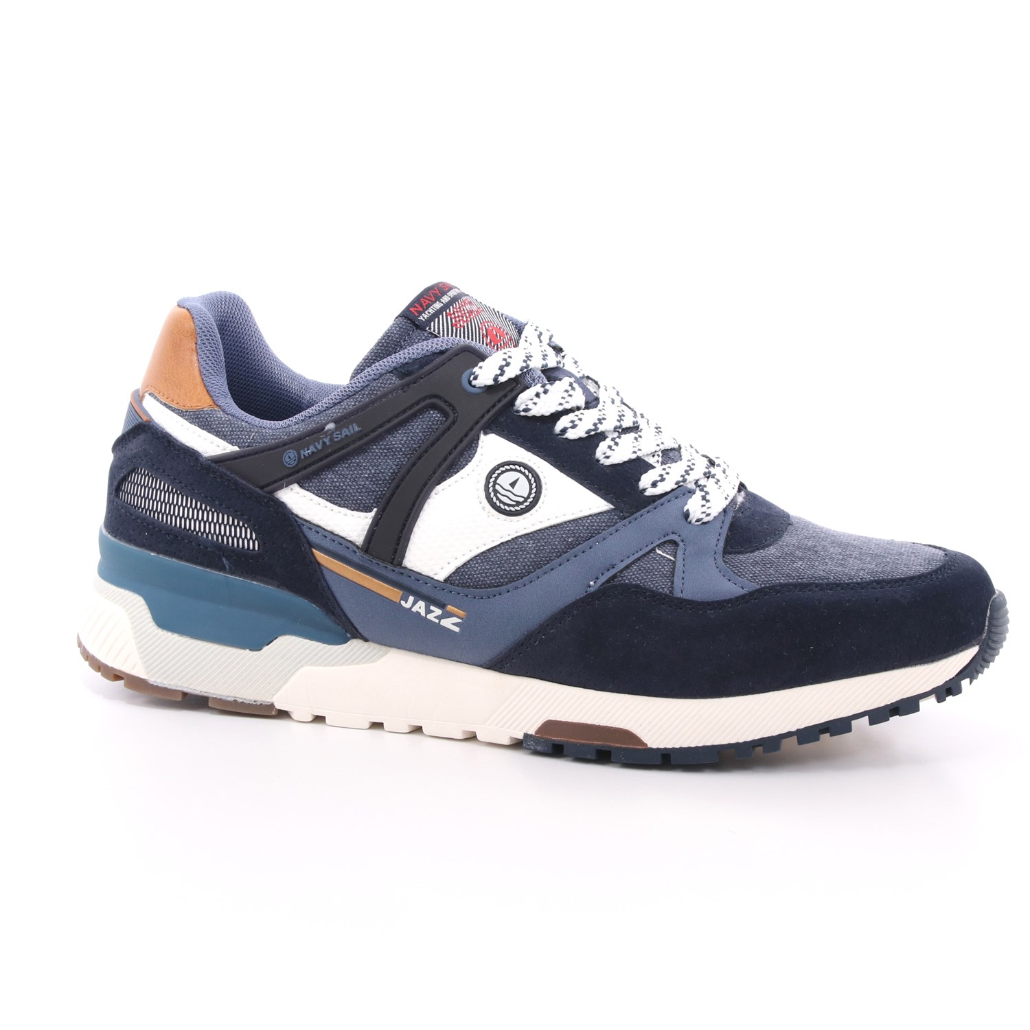 Scarpa Allacciata Navy Sail Uomo Blu Scarpa Allacciata Navy Sail Uomo Blu Scarpe 5 - NSM113815