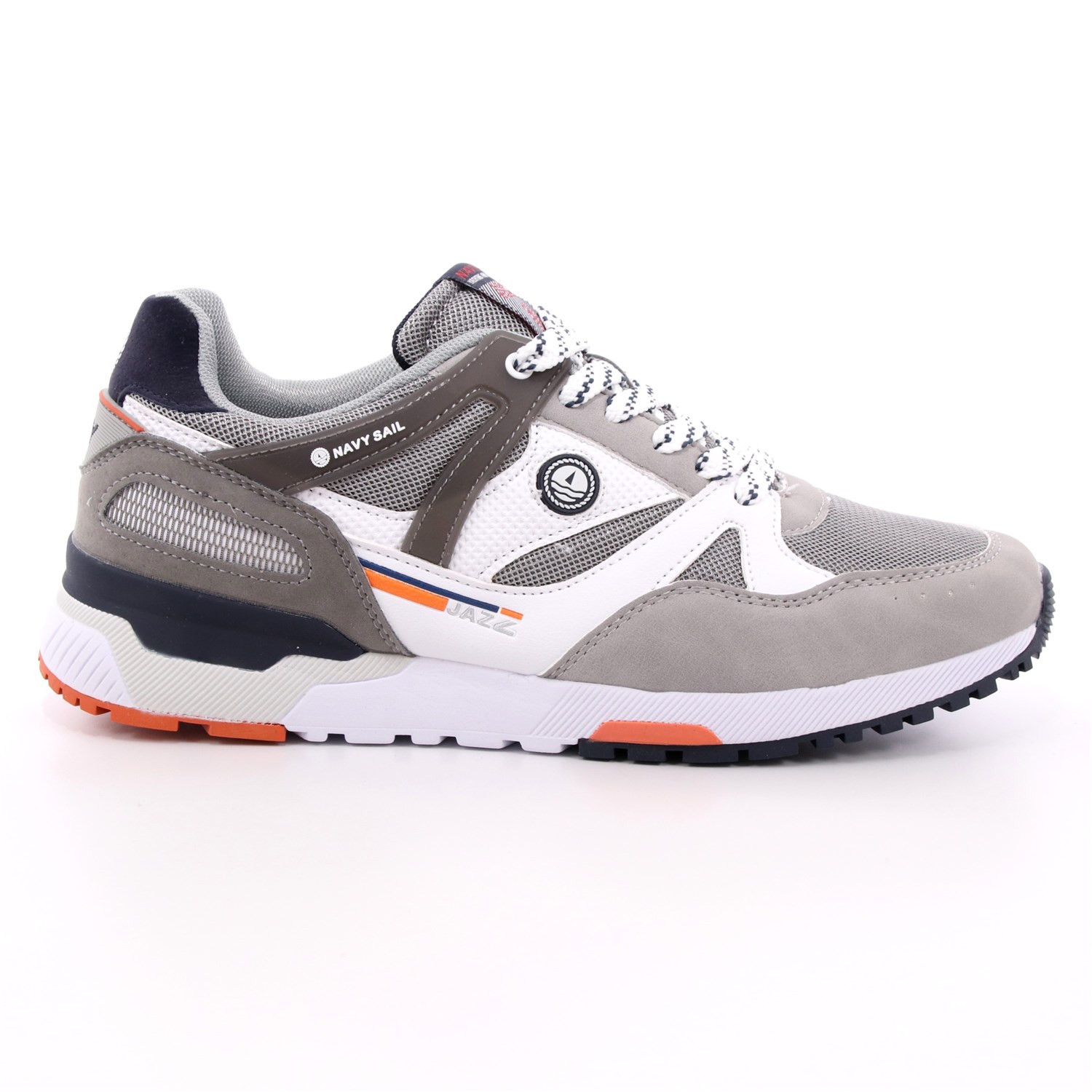 Scarpa Allacciata Navy Sail Uomo Grigio Scarpa Allacciata Navy Sail Uomo Grigio Scarpe 7 - NSM113816