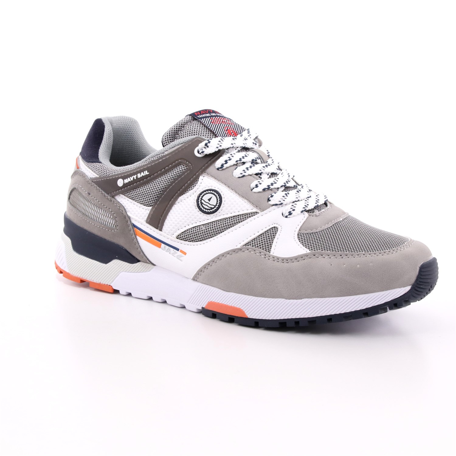 Scarpa Allacciata Navy Sail Uomo Grigio Scarpa Allacciata Navy Sail Uomo Grigio Scarpe 7 - NSM113816