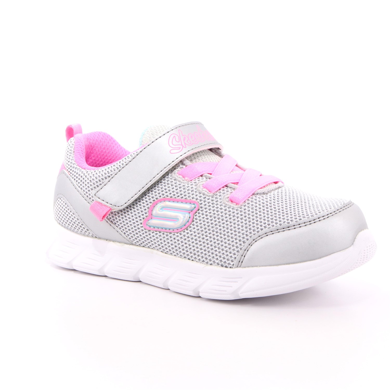 Scarpa Strappi + Elastico Skechers Bambina Argento Scarpa Strappi + Elastico Skechers Bambina Argento Scarpe 149 - 302107N