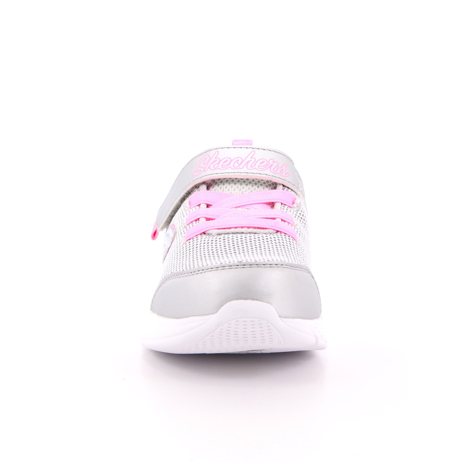 Scarpa Strappi + Elastico Skechers Bambina Argento Scarpa Strappi + Elastico Skechers Bambina Argento Scarpe 149 - 302107N