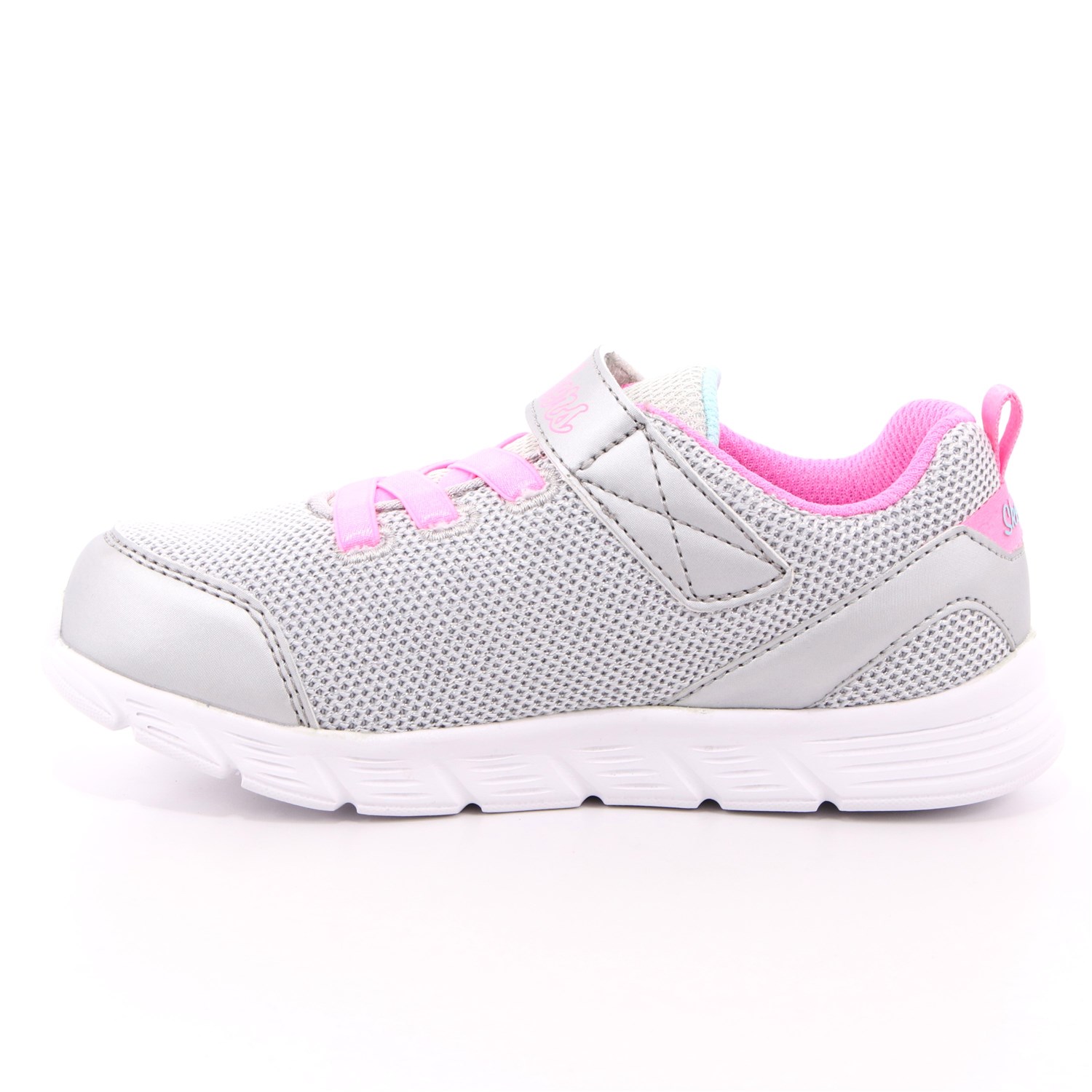 Scarpa Strappi + Elastico Skechers Bambina Argento Scarpa Strappi + Elastico Skechers Bambina Argento Scarpe 149 - 302107N