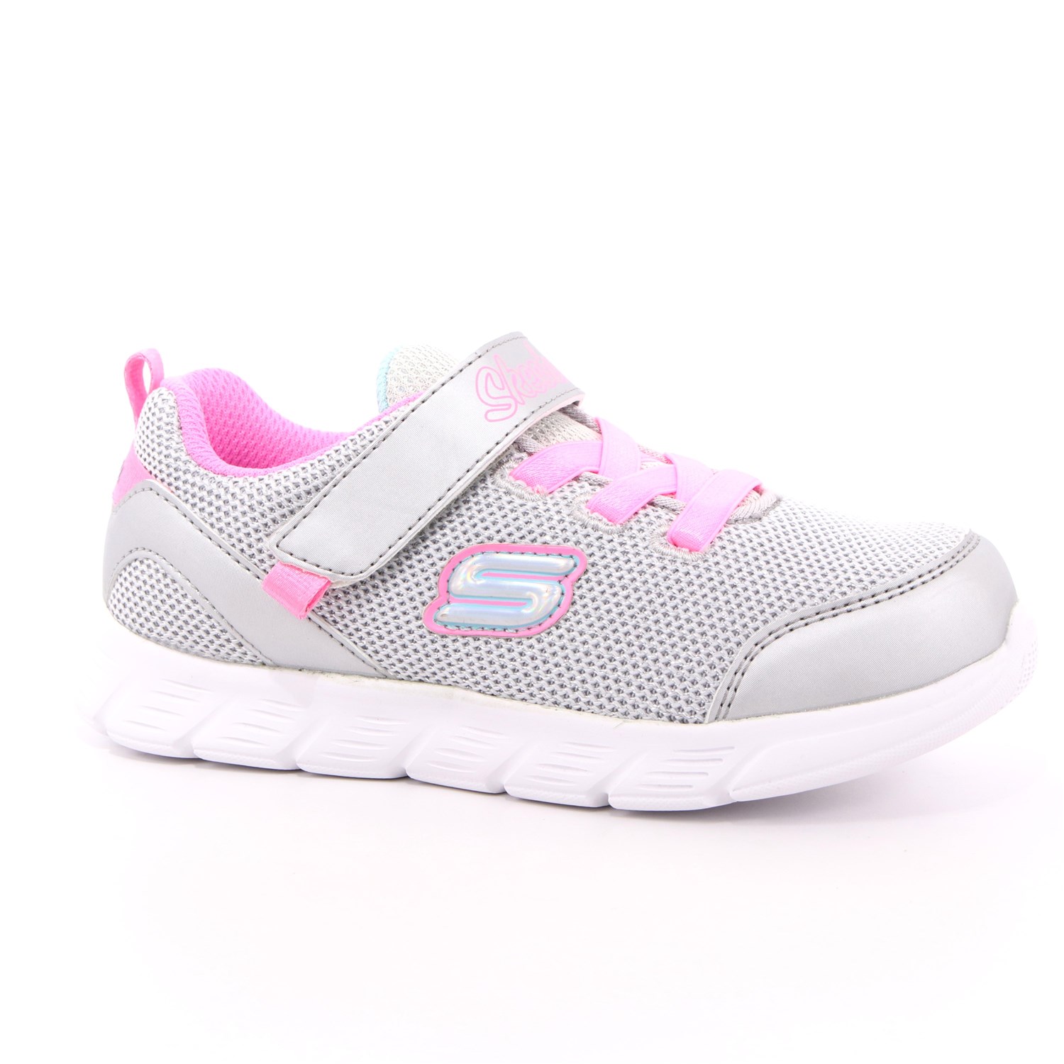 Scarpa Strappi + Elastico Skechers Bambina Argento Scarpa Strappi + Elastico Skechers Bambina Argento Scarpe 149 - 302107N