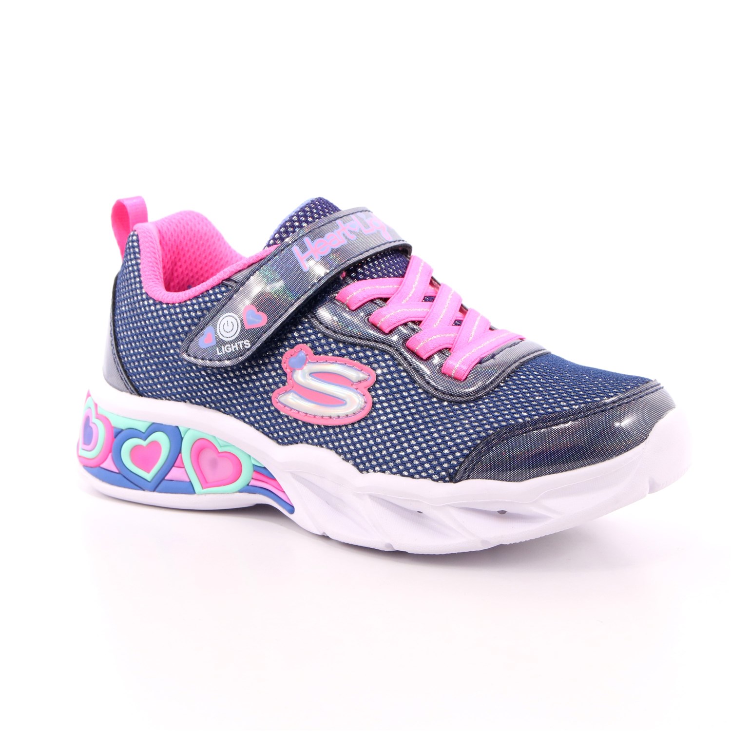Scarpa Strappi + Elastico Skechers Bambina Blu Scarpa Strappi + Elastico Skechers Bambina Blu Scarpe 150 - 302304L