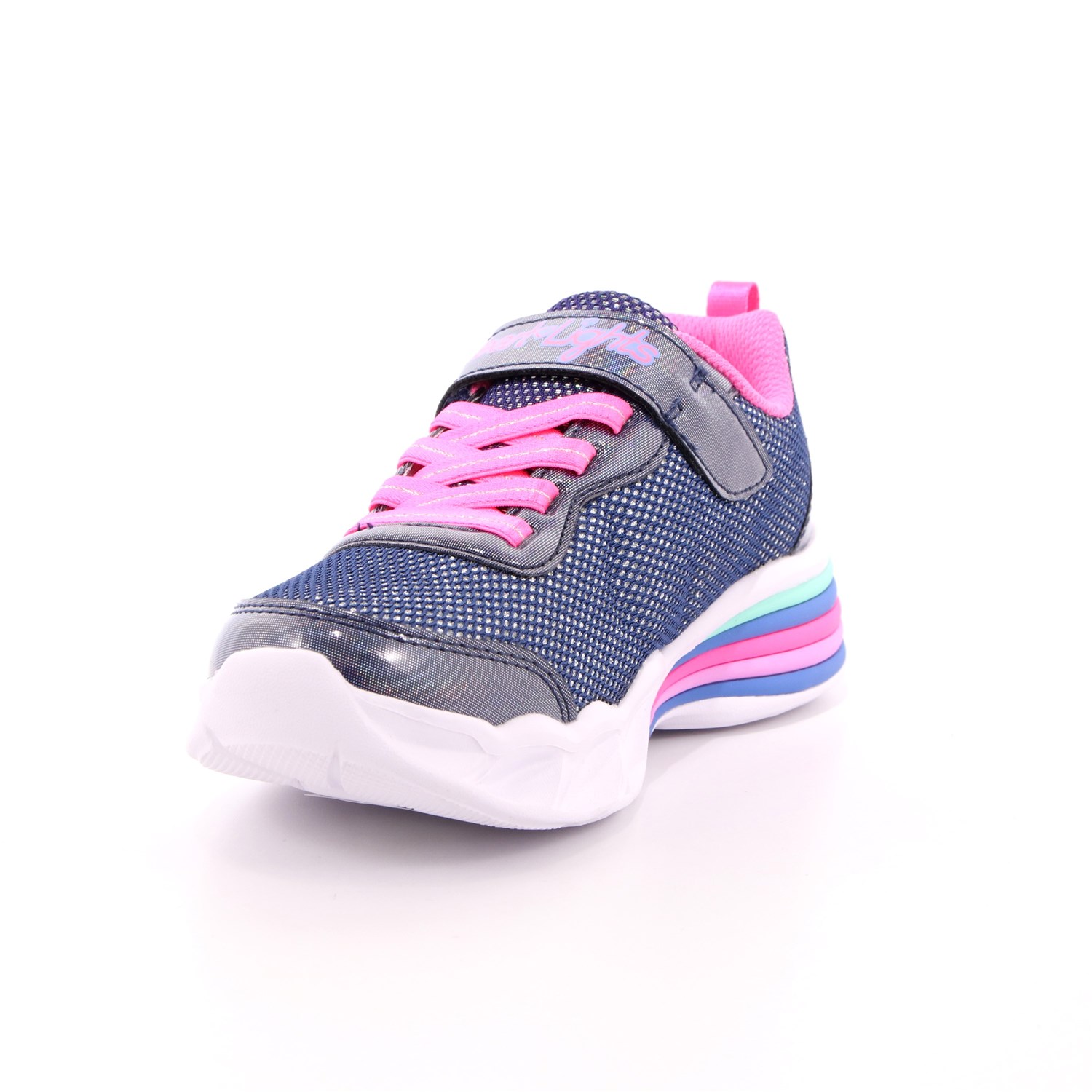 Scarpa Strappi + Elastico Skechers Bambina Blu Scarpa Strappi + Elastico Skechers Bambina Blu Scarpe 150 - 302304L