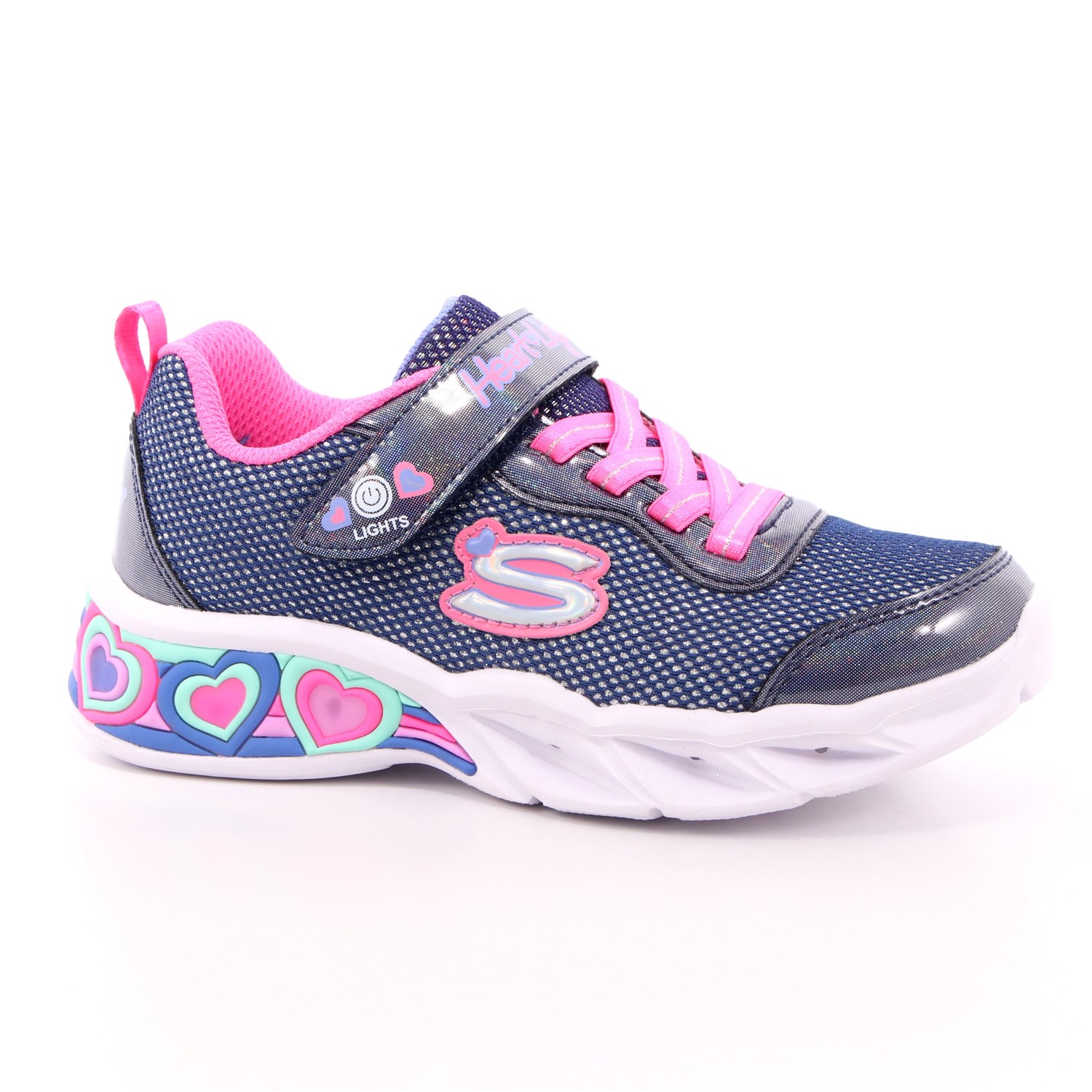 Scarpa Strappi + Elastico Skechers Bambina Blu Scarpa Strappi + Elastico Skechers Bambina Blu Scarpe 150 - 302304L