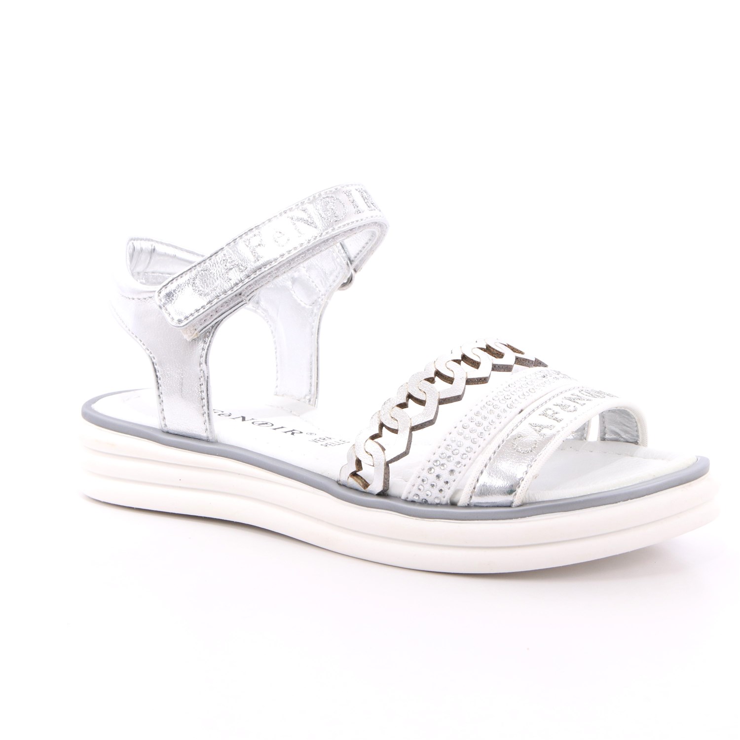 Sandalo Cafè Noir Bambina Argento Sandalo Cafè Noir Bambina Argento Scarpe 23 - C-1182A