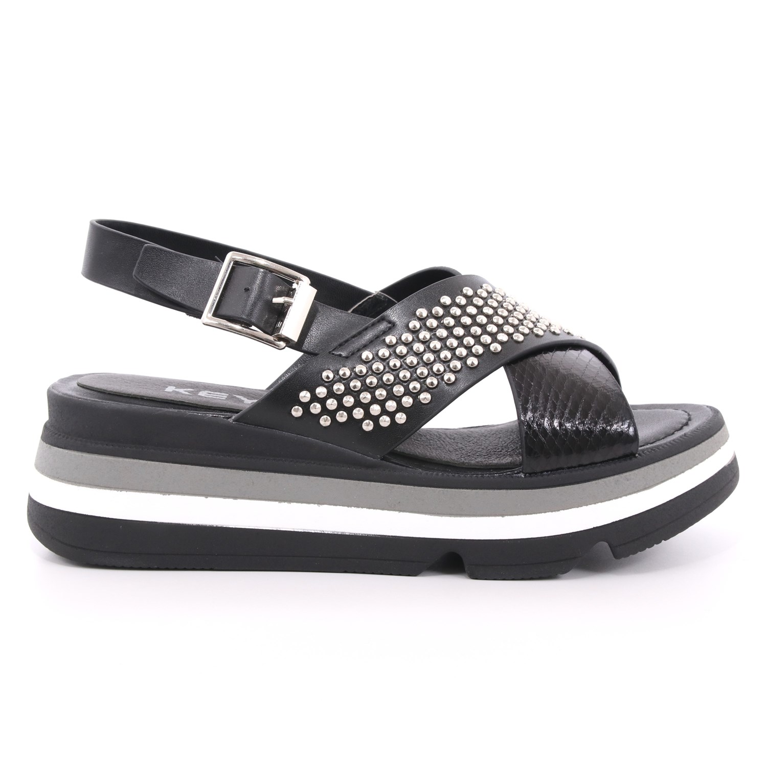 Sandalo Keys Donna Nero Sandalo Keys Donna Nero Scarpe 36 - K-4952B