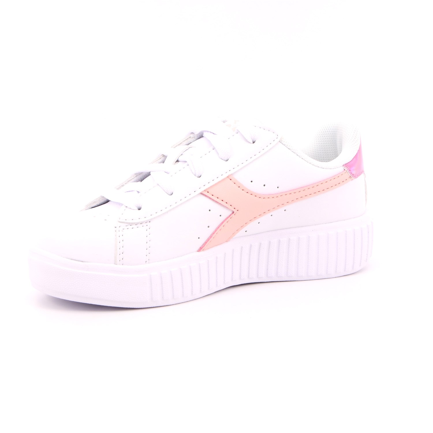 Scarpa Allacciata Diadora Bambina Bianco Scarpa Allacciata Diadora Bambina Bianco Scarpe 257 - 101.177377