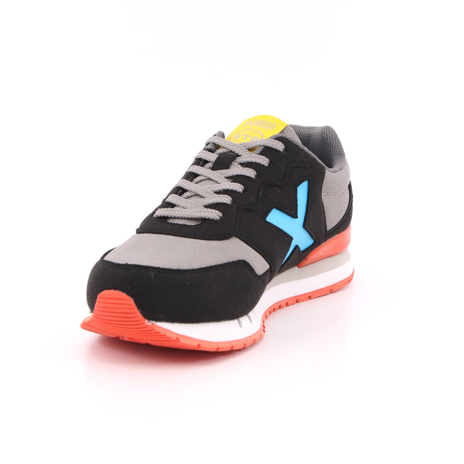 Scarpa Allacciata Munich Bambino Grigio Scarpa Allacciata Munich Bambino Grigio Scarpe 98 - 1690115