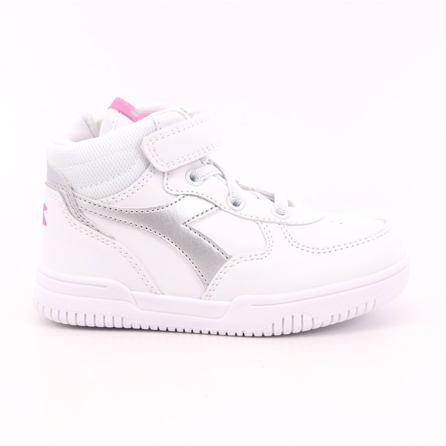 Scarpa Strappi + Elastico Diadora Bambina Bianco Scarpa Strappi + Elastico Diadora Bambina Bianco Scarpe 285 - 101.177719