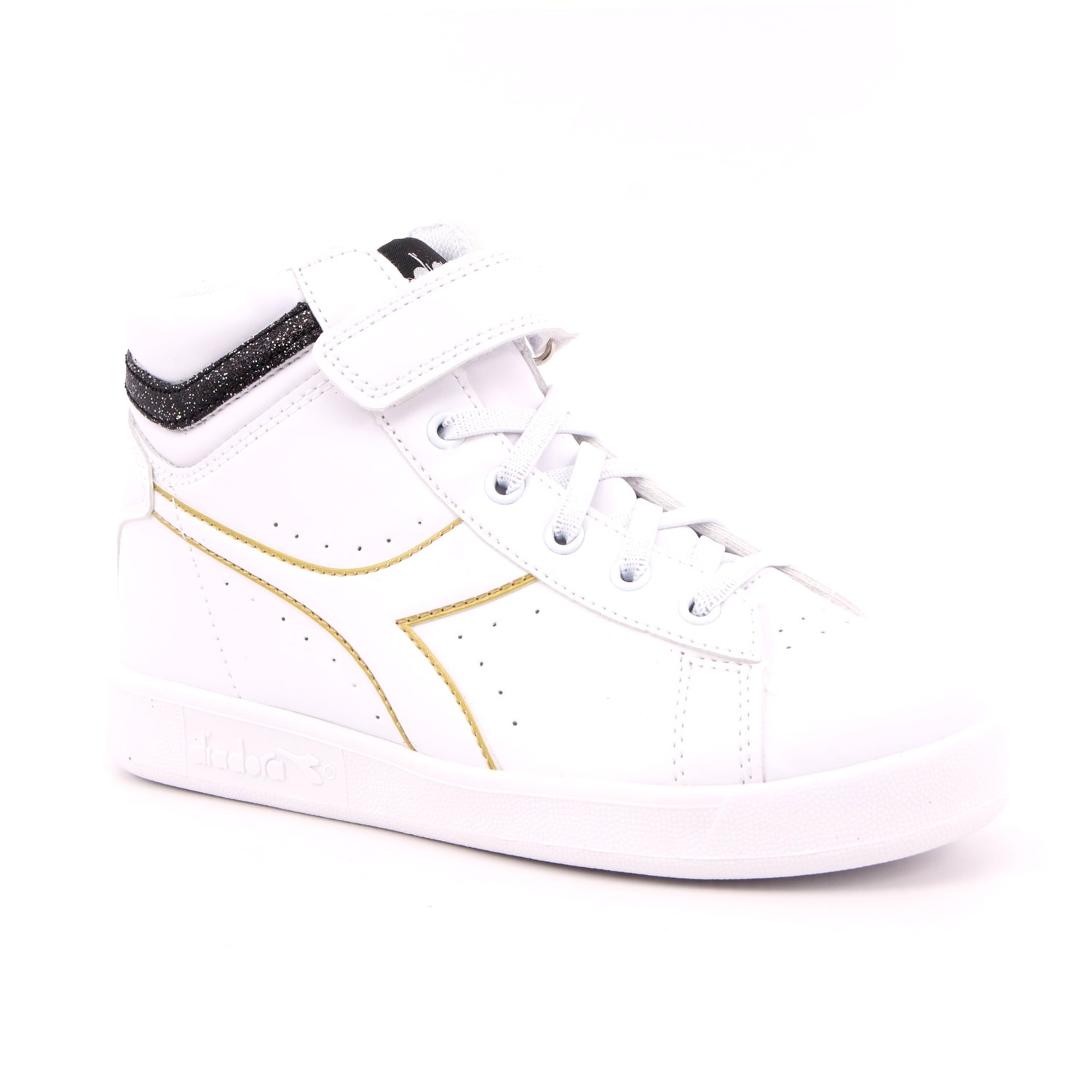 Scarpa Strappi + Elastico Diadora Bambina Bianco Scarpa Strappi + Elastico Diadora Bambina Bianco Scarpe 289 - 101.176726