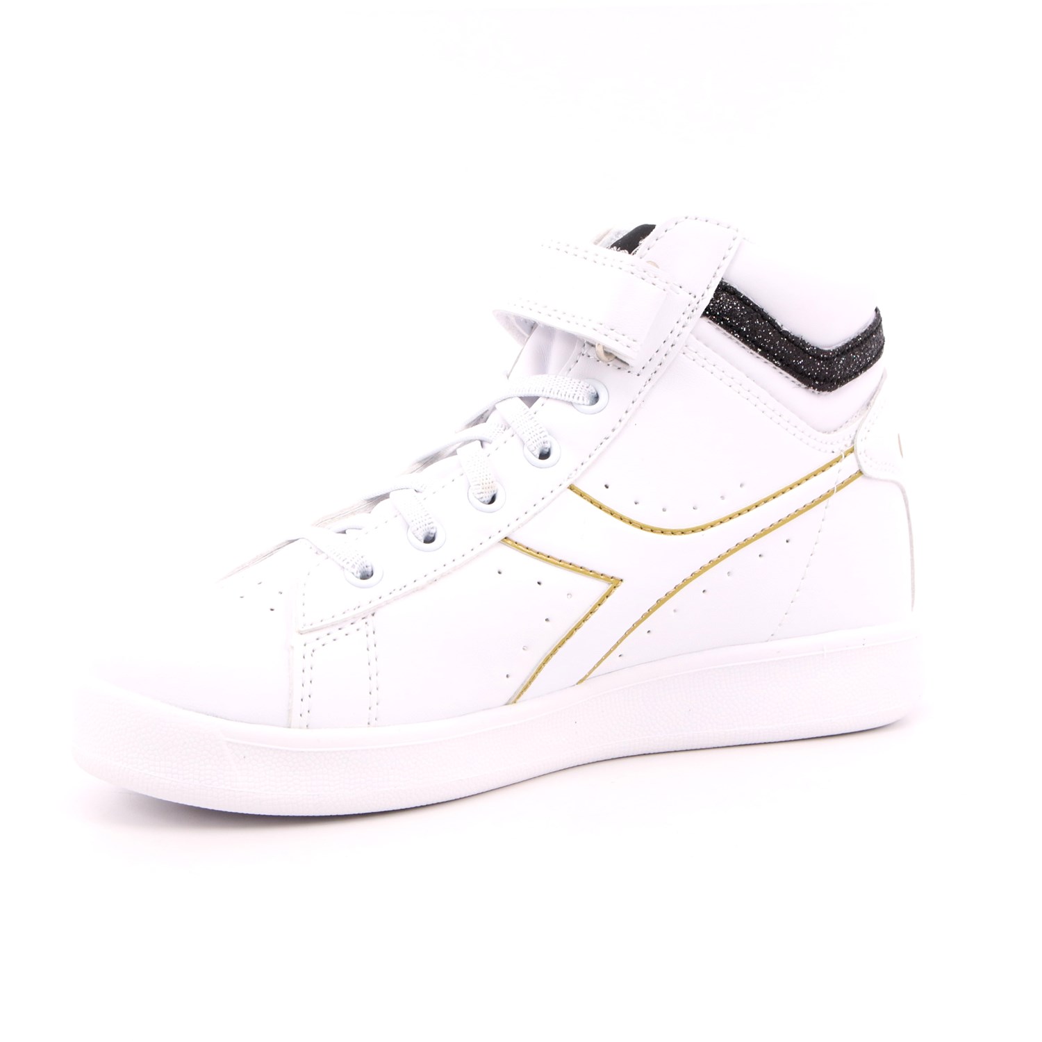 Scarpa Strappi + Elastico Diadora Bambina Bianco Scarpa Strappi + Elastico Diadora Bambina Bianco Scarpe 289 - 101.176726
