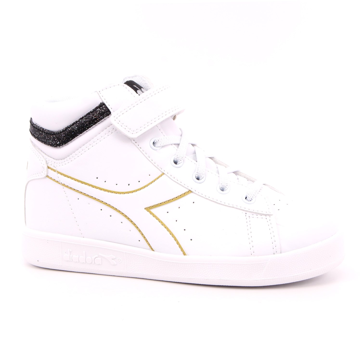 Scarpa Strappi + Elastico Diadora Bambina Bianco Scarpa Strappi + Elastico Diadora Bambina Bianco Scarpe 289 - 101.176726