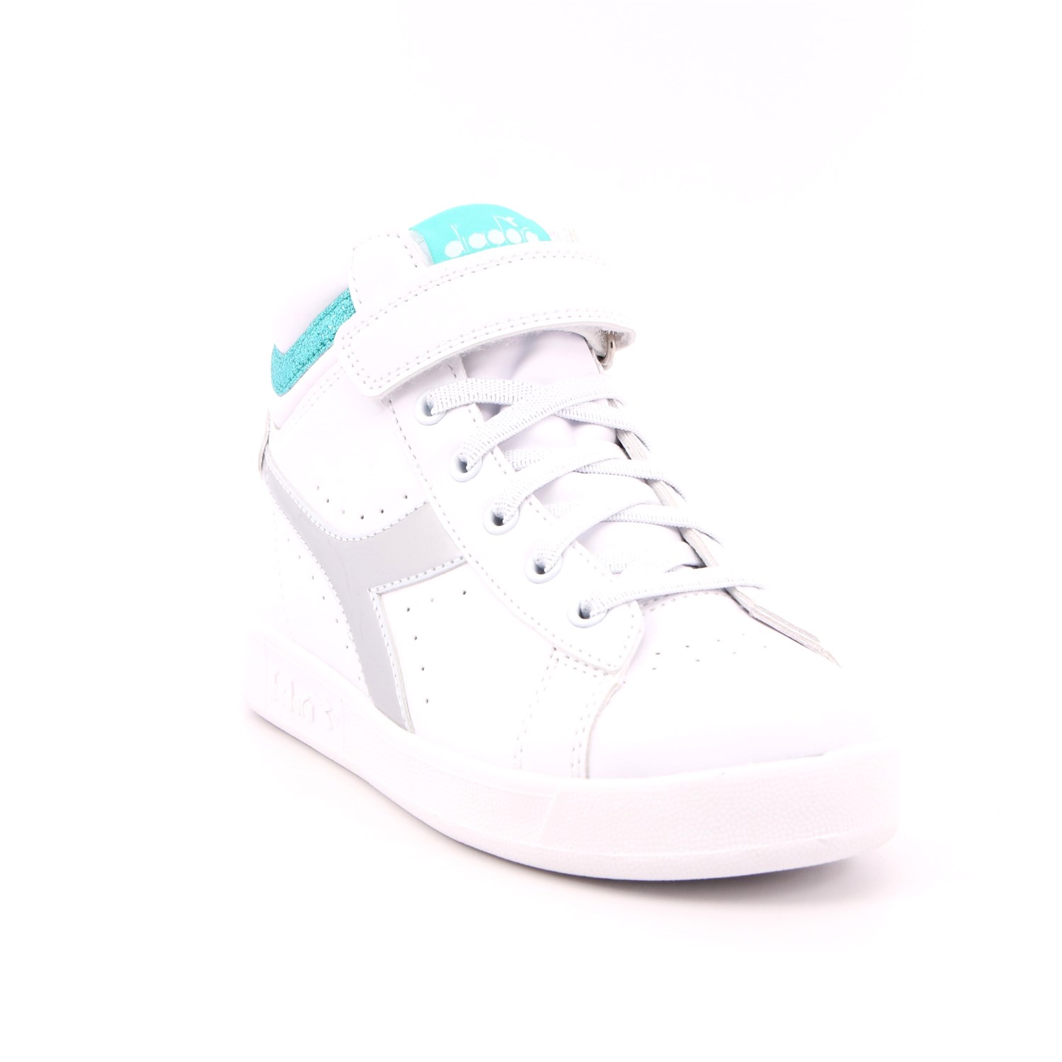 Scarpa Strappi + Elastico Diadora Bambina Bianco Scarpa Strappi + Elastico Diadora Bambina Bianco Scarpe 290 - 101.176726