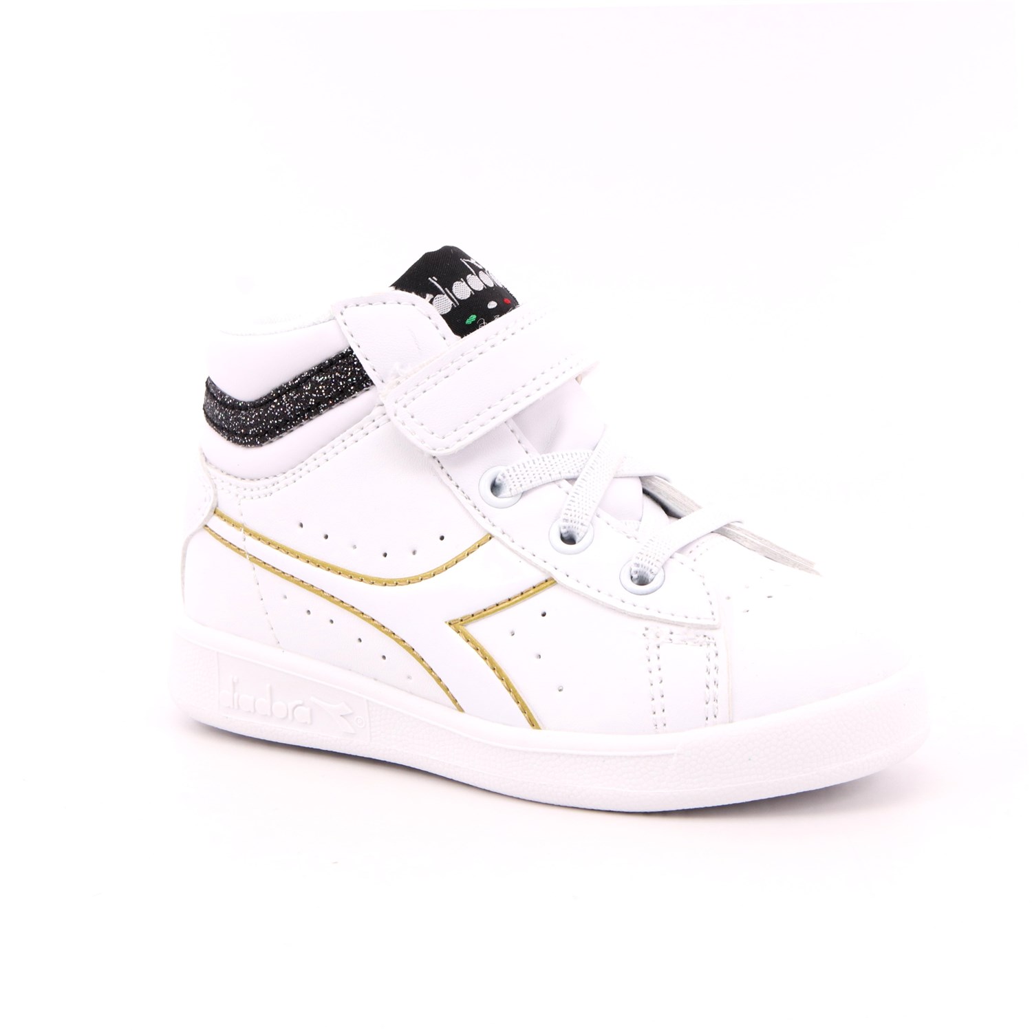 Scarpa Strappi + Elastico Diadora Bambina Bianco Scarpa Strappi + Elastico Diadora Bambina Bianco Scarpe 291 - 101.176727