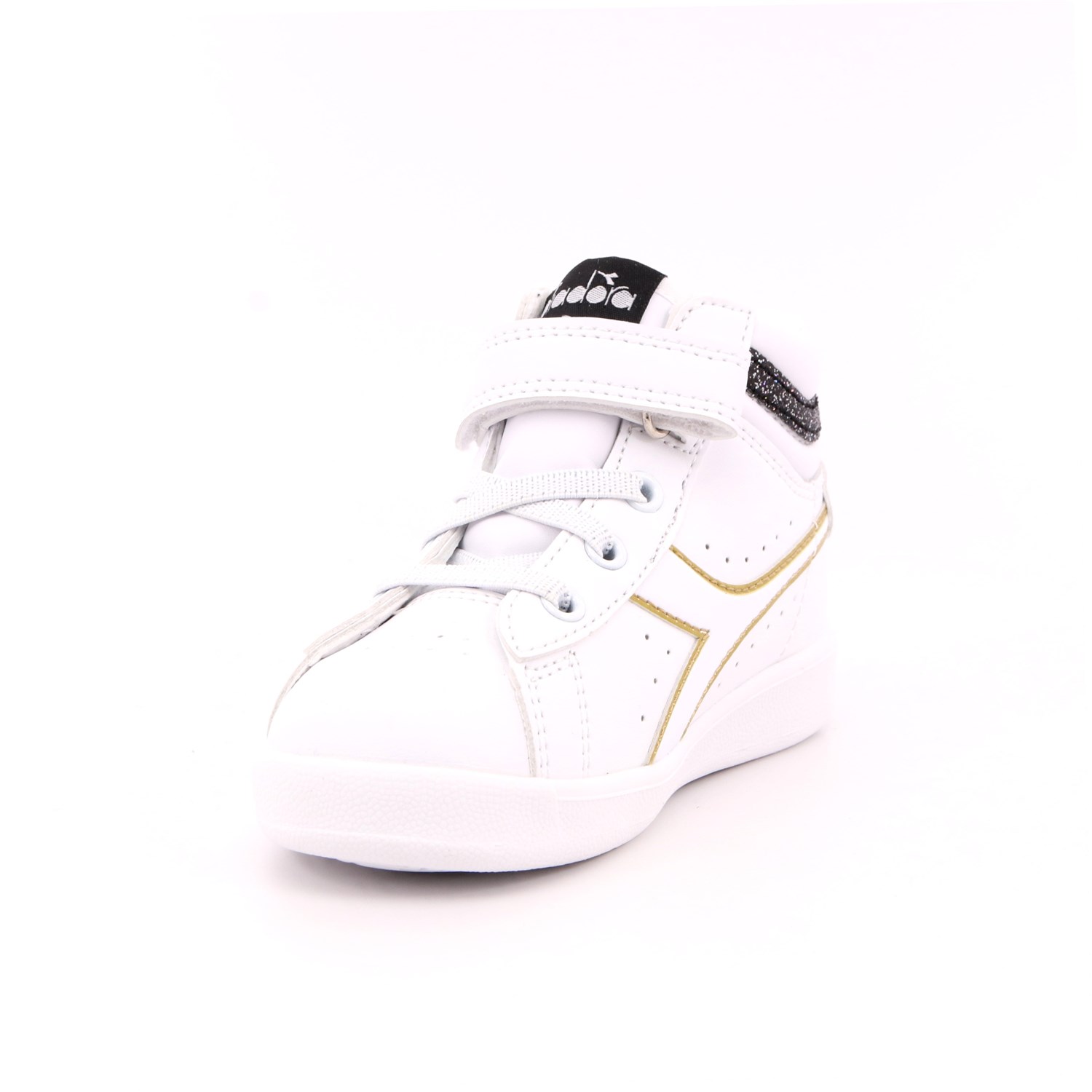 Scarpa Strappi + Elastico Diadora Bambina Bianco Scarpa Strappi + Elastico Diadora Bambina Bianco Scarpe 291 - 101.176727