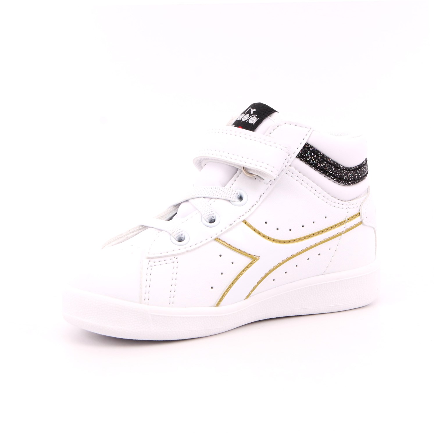 Scarpa Strappi + Elastico Diadora Bambina Bianco Scarpa Strappi + Elastico Diadora Bambina Bianco Scarpe 291 - 101.176727