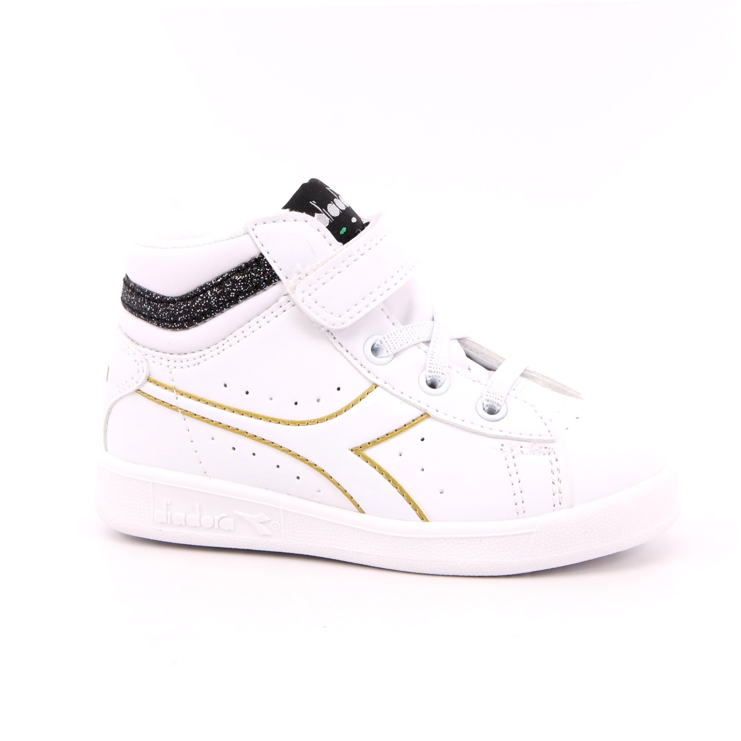 Scarpa Strappi + Elastico Diadora Bambina Bianco Scarpa Strappi + Elastico Diadora Bambina Bianco Scarpe 291 - 101.176727