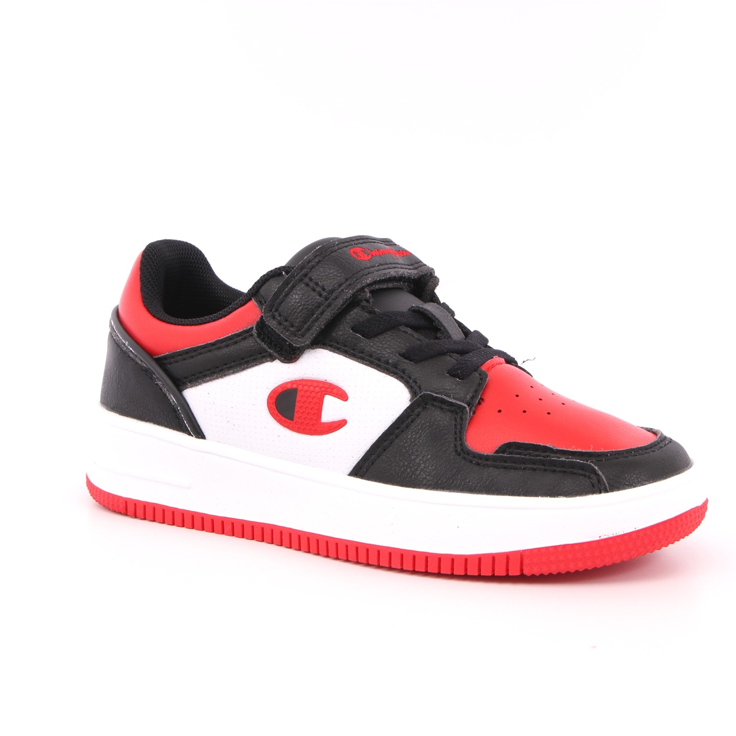 Scarpa Strappi + Elastico Champion Bambino Nero Scarpa Strappi + Elastico Champion Bambino Nero Scarpe 726 - S32259