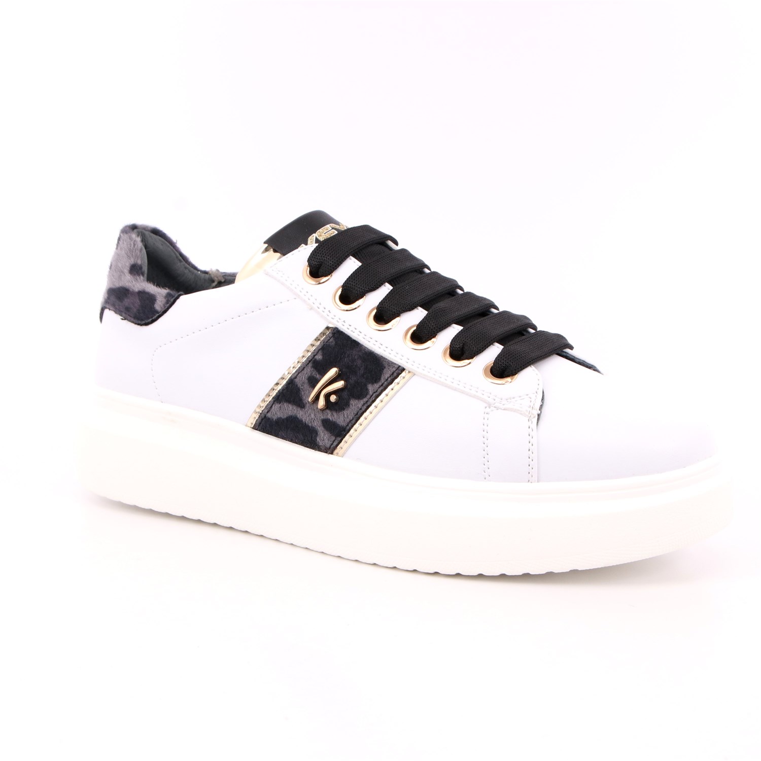 Scarpa Allacciata Keys Donna Bianco Scarpa Allacciata Keys Donna Bianco Scarpe 59 - K-5502A