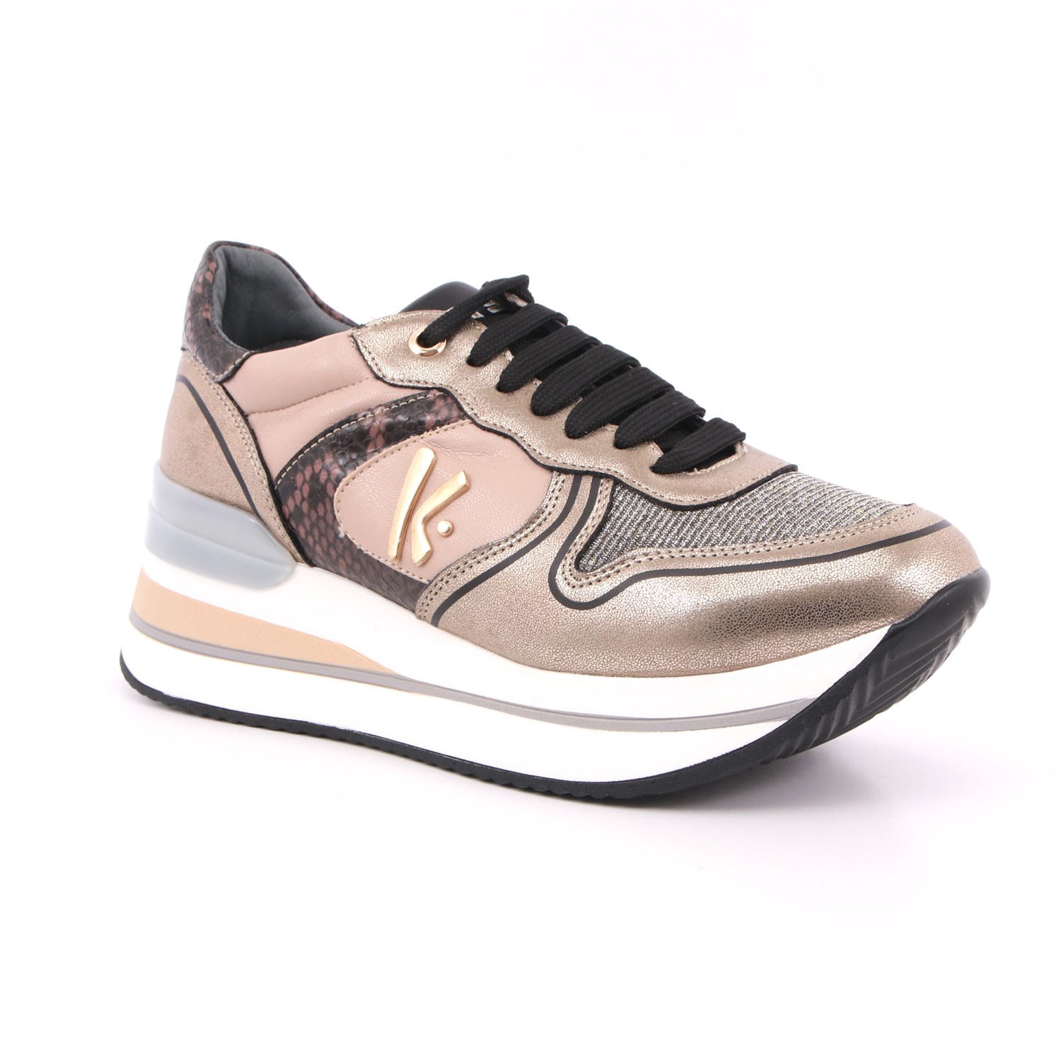 Scarpa Allacciata Keys Donna Taupe Scarpa Allacciata Keys Donna Taupe Scarpe 61 - K-5531B