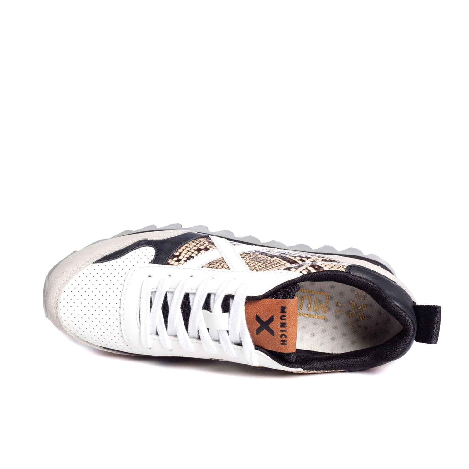 Scarpa Allacciata Munich Donna Bianco Scarpa Allacciata Munich Donna Bianco Scarpe 102 - 8765027