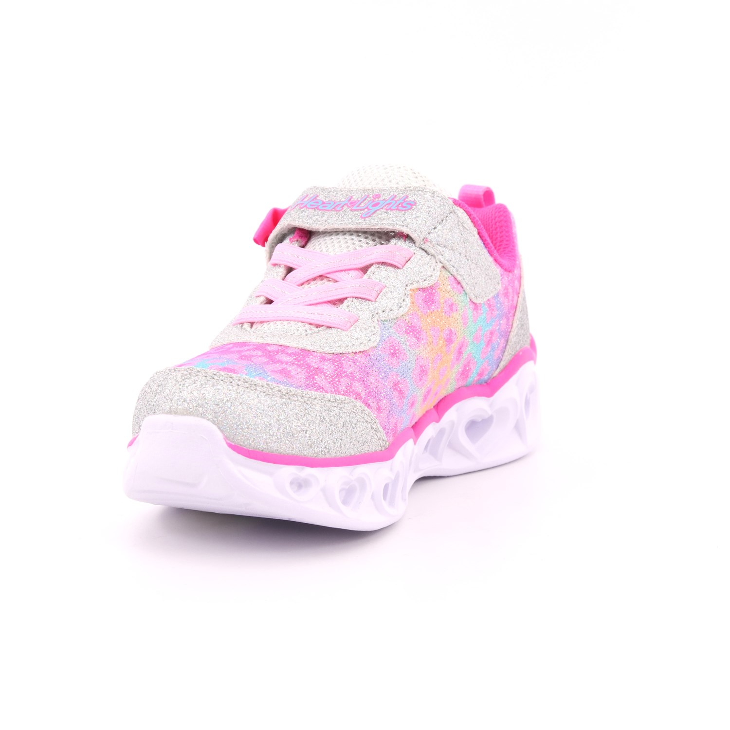 Scarpa Strappi + Elastico Skechers Bambina Argento Scarpa Strappi + Elastico Skechers Bambina Argento Scarpe 153 - 302088N