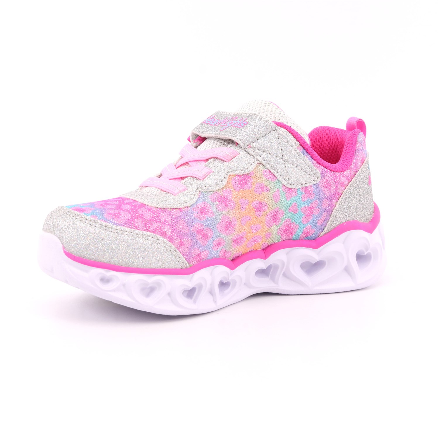 Scarpa Strappi + Elastico Skechers Bambina Argento Scarpa Strappi + Elastico Skechers Bambina Argento Scarpe 153 - 302088N