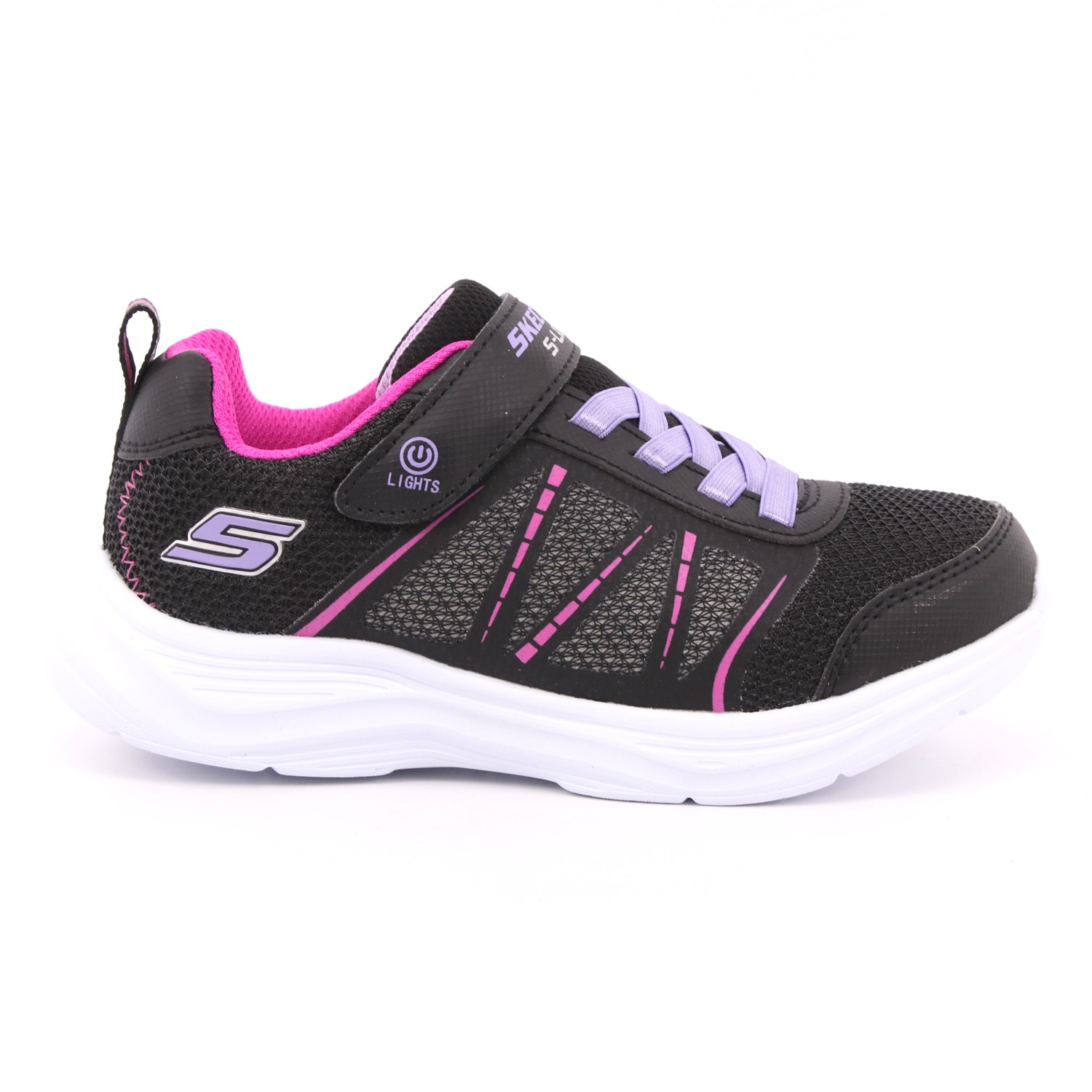 Scarpa Strappi + Elastico Skechers Bambina Nero Scarpa Strappi + Elastico Skechers Bambina Nero Scarpe 154 - 302302L