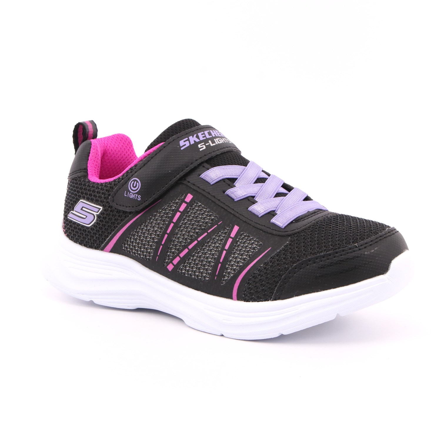 Scarpa Strappi + Elastico Skechers Bambina Nero Scarpa Strappi + Elastico Skechers Bambina Nero Scarpe 154 - 302302L