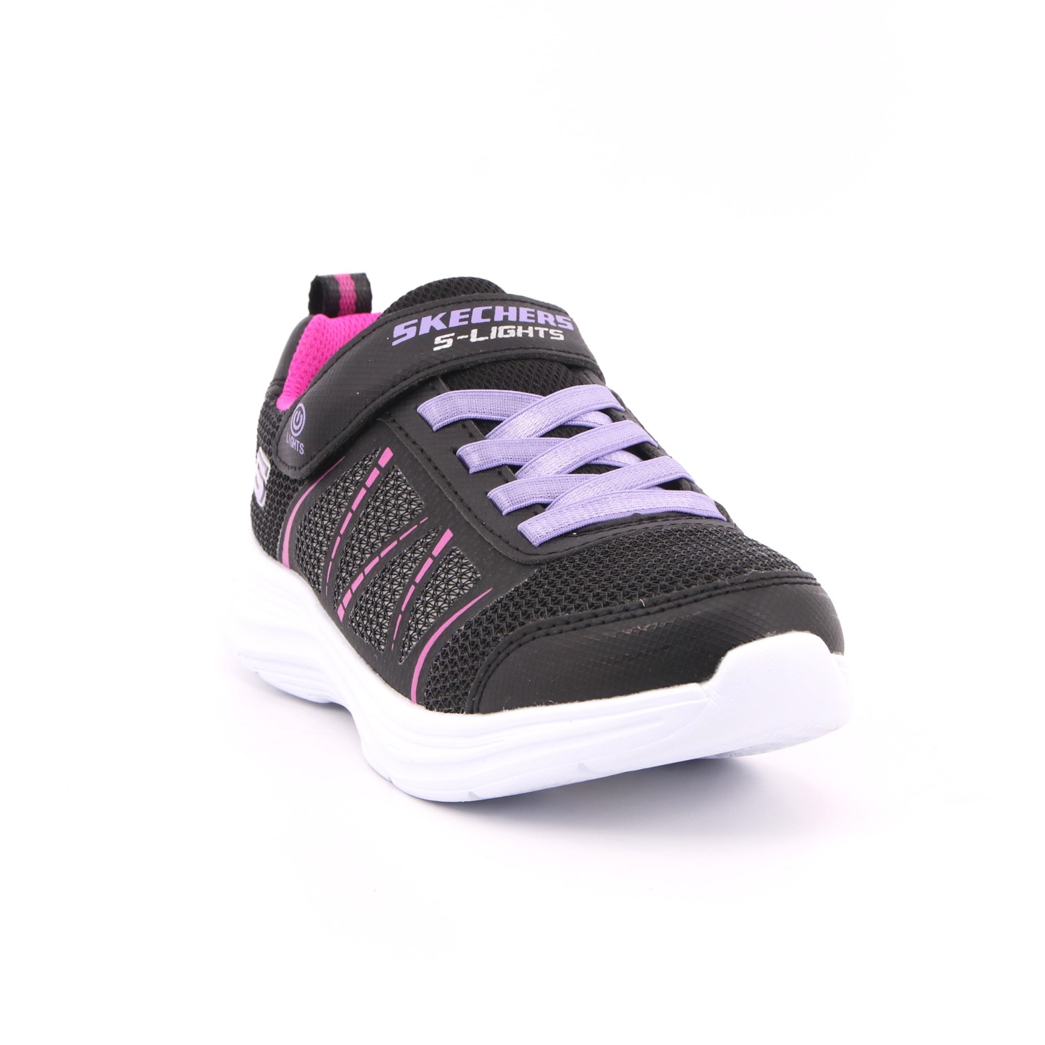 Scarpa Strappi + Elastico Skechers Bambina Nero Scarpa Strappi + Elastico Skechers Bambina Nero Scarpe 154 - 302302L