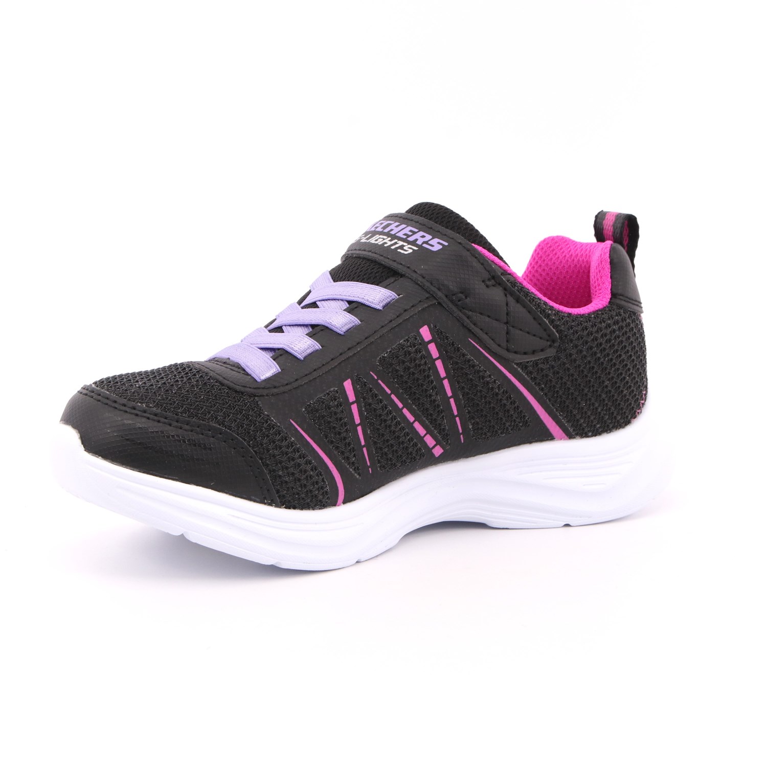 Scarpa Strappi + Elastico Skechers Bambina Nero Scarpa Strappi + Elastico Skechers Bambina Nero Scarpe 154 - 302302L