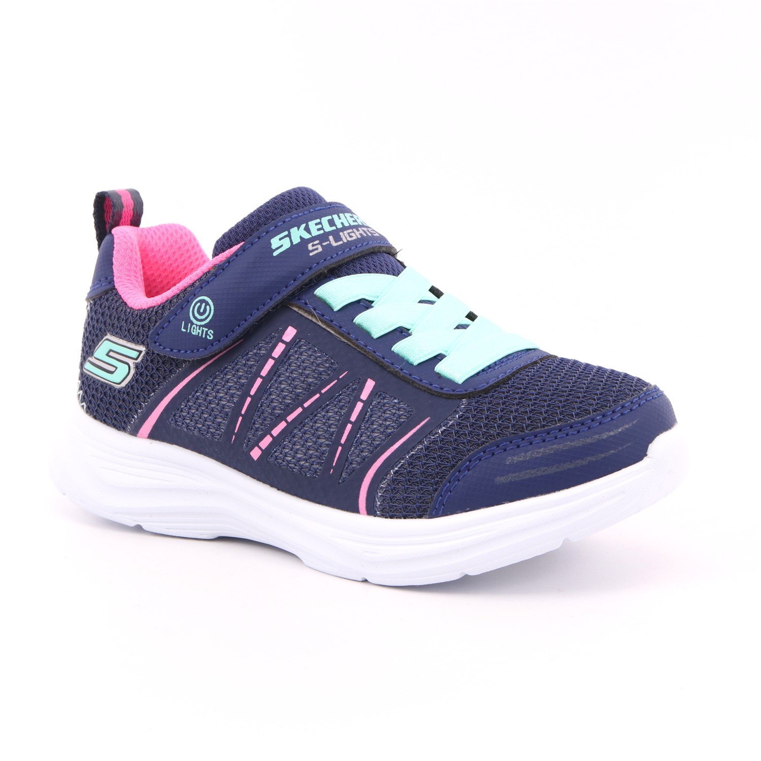 Scarpa Strappi + Elastico Skechers Bambina Blu Scarpa Strappi + Elastico Skechers Bambina Blu Scarpe 155 - 302302L