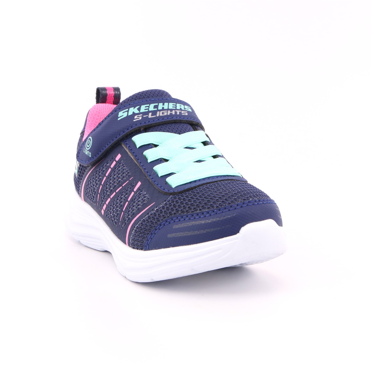 Scarpa Strappi + Elastico Skechers Bambina Blu Scarpa Strappi + Elastico Skechers Bambina Blu Scarpe 155 - 302302L