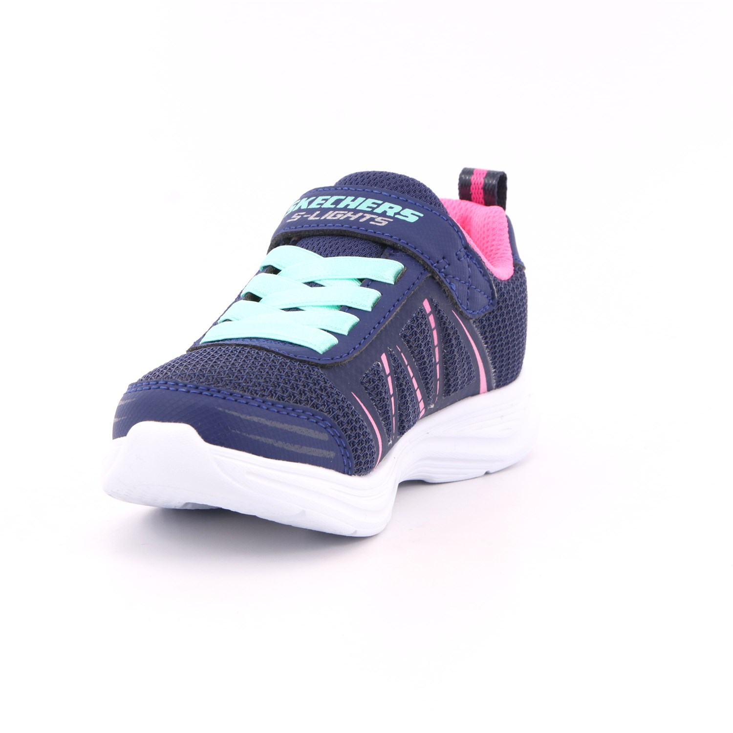 Scarpa Strappi + Elastico Skechers Bambina Blu Scarpa Strappi + Elastico Skechers Bambina Blu Scarpe 155 - 302302L