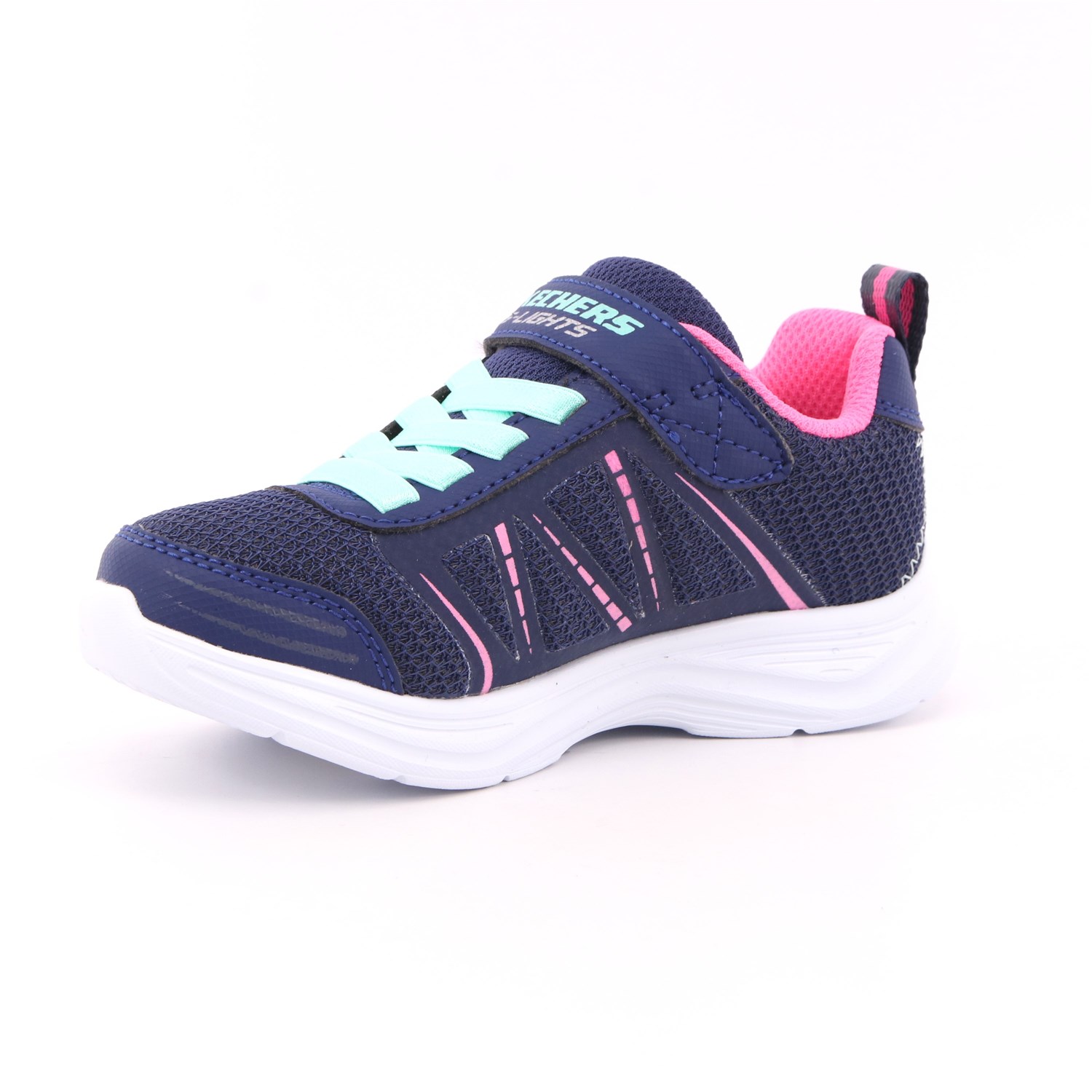 Scarpa Strappi + Elastico Skechers Bambina Blu Scarpa Strappi + Elastico Skechers Bambina Blu Scarpe 155 - 302302L