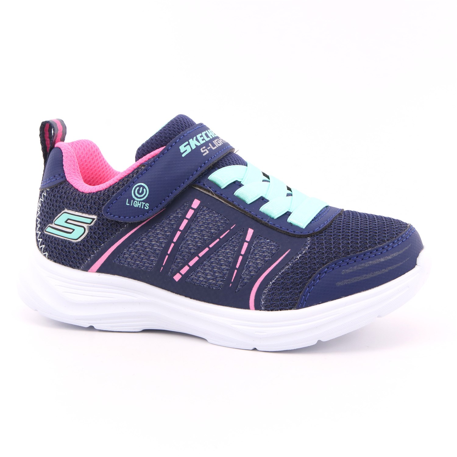 Scarpa Strappi + Elastico Skechers Bambina Blu Scarpa Strappi + Elastico Skechers Bambina Blu Scarpe 155 - 302302L