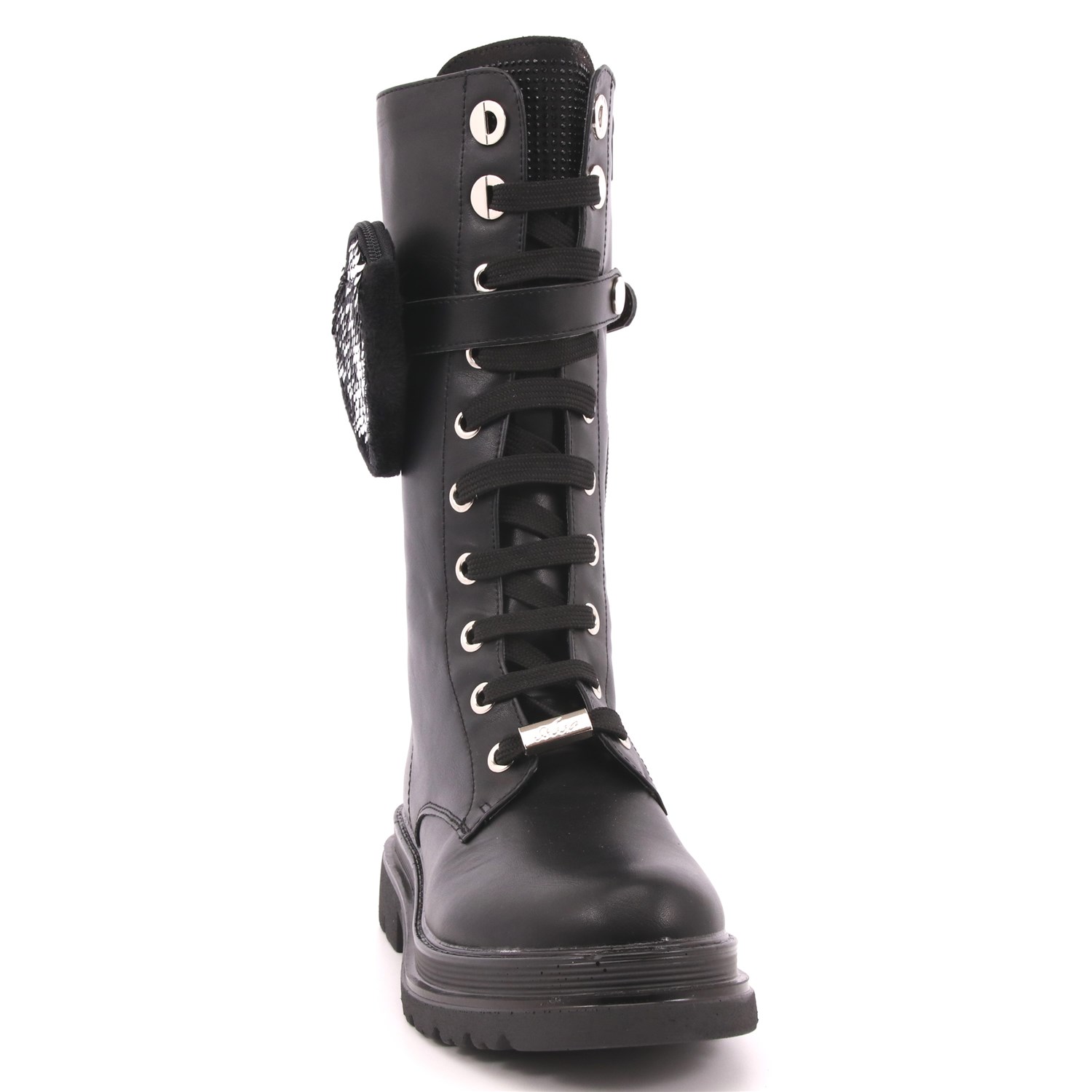 Anfibio Asso Bambina Nero Anfibio Asso Bambina Nero Scarpe 422 - AG12666A