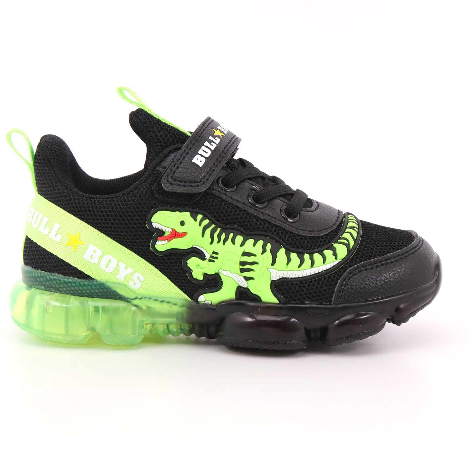 Scarpa Strappi + Elastico Bull Boys Bambino Nero Scarpa Strappi + Elastico Bull Boys Bambino Nero Scarpe 3 - BB2130
