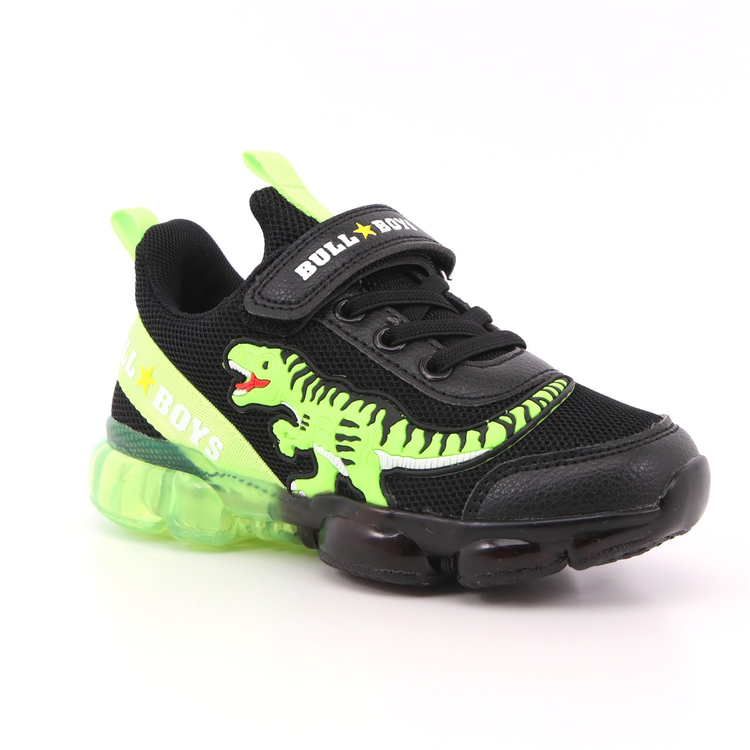 Scarpa Strappi + Elastico Bull Boys Bambino Nero Scarpa Strappi + Elastico Bull Boys Bambino Nero Scarpe 3 - BB2130