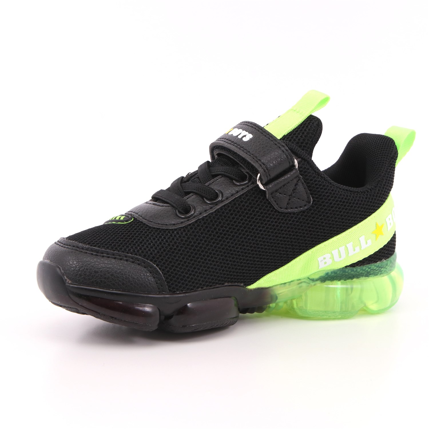 Scarpa Strappi + Elastico Bull Boys Bambino Nero Scarpa Strappi + Elastico Bull Boys Bambino Nero Scarpe 3 - BB2130