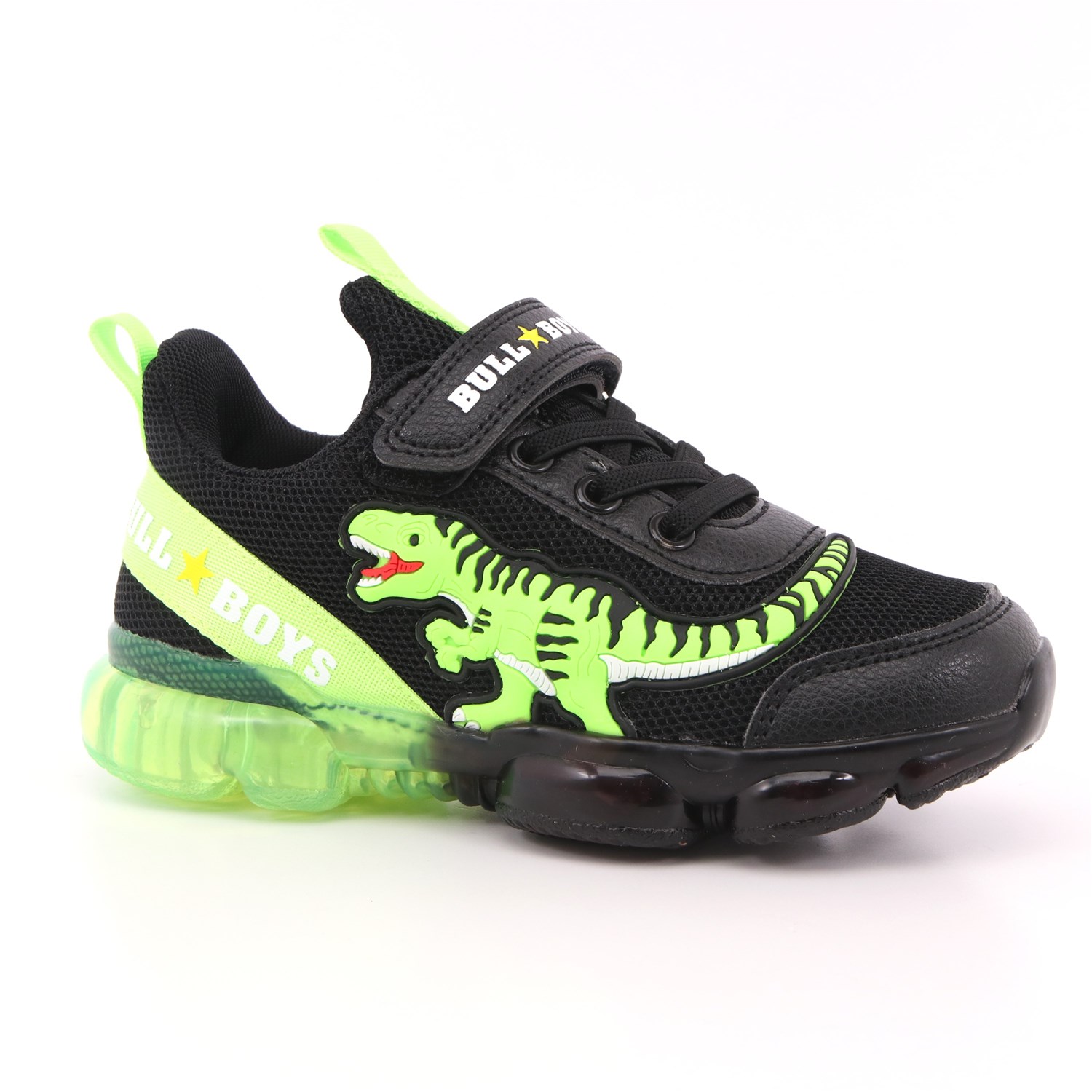 Scarpa Strappi + Elastico Bull Boys Bambino Nero Scarpa Strappi + Elastico Bull Boys Bambino Nero Scarpe 3 - BB2130