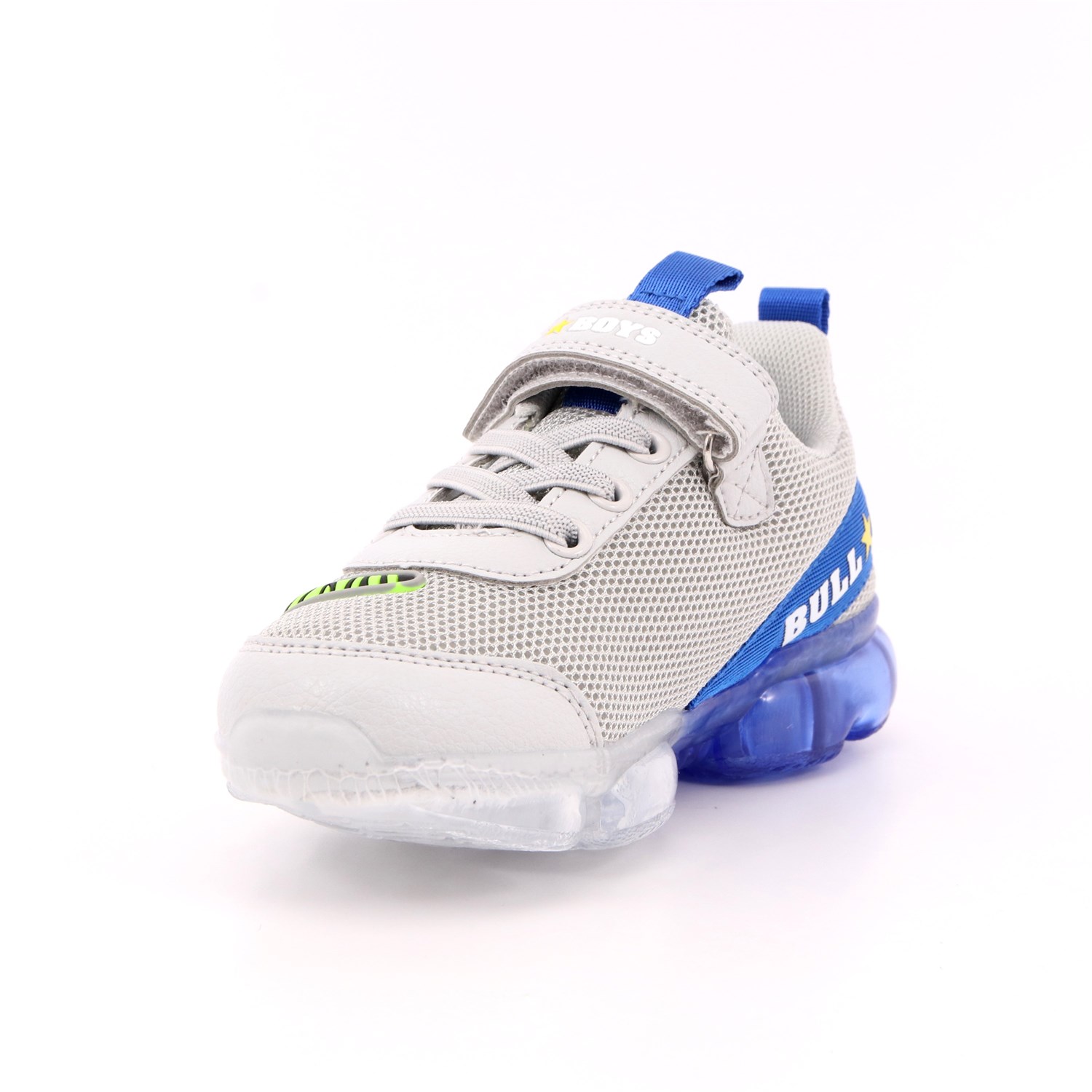 Scarpa Strappi + Elastico Bull Boys Bambino Grigio Scarpa Strappi + Elastico Bull Boys Bambino Grigio Scarpe 5 - BB2130