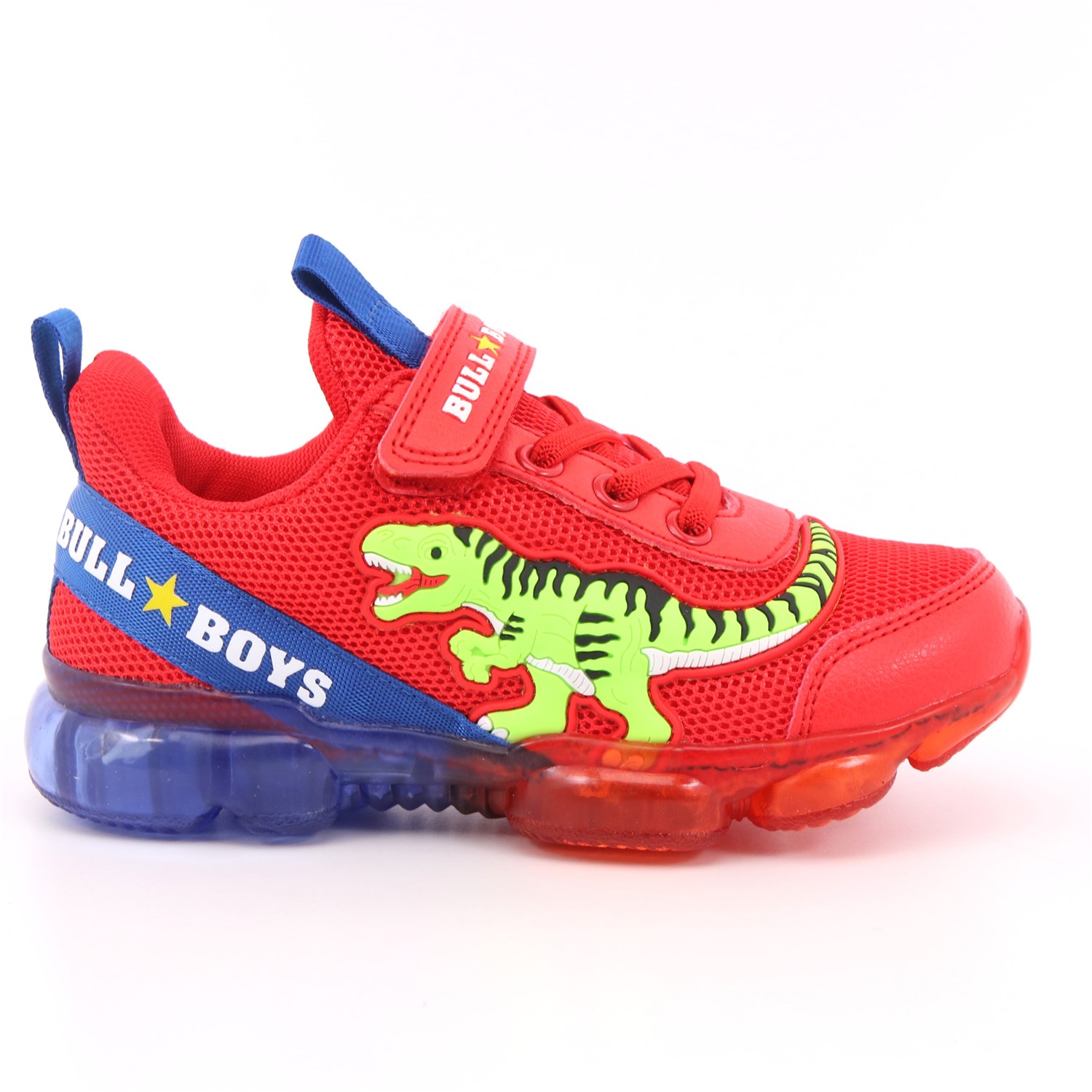Scarpa Strappi + Elastico Bull Boys Bambino Rosso Scarpa Strappi + Elastico Bull Boys Bambino Rosso Scarpe 6 - BB2130