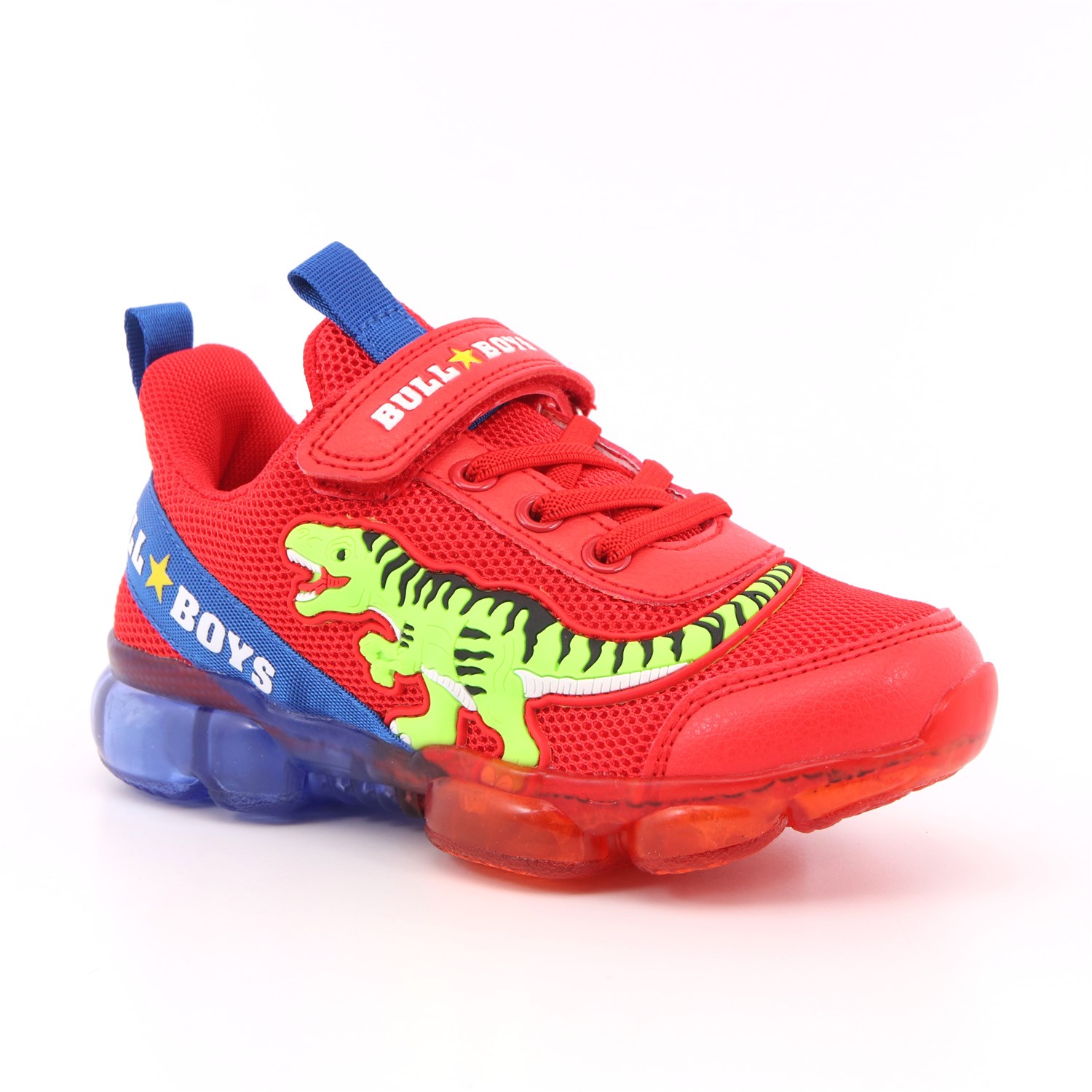 Scarpa Strappi + Elastico Bull Boys Bambino Rosso Scarpa Strappi + Elastico Bull Boys Bambino Rosso Scarpe 6 - BB2130