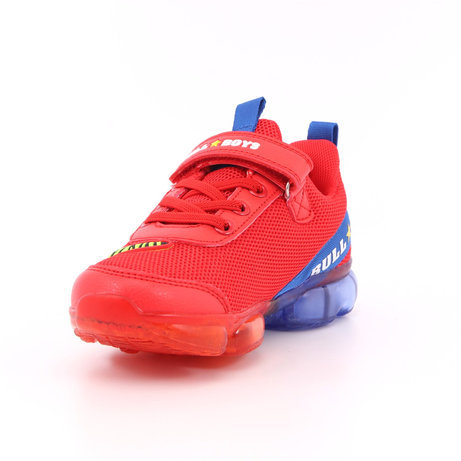 Scarpa Strappi + Elastico Bull Boys Bambino Rosso Scarpa Strappi + Elastico Bull Boys Bambino Rosso Scarpe 6 - BB2130