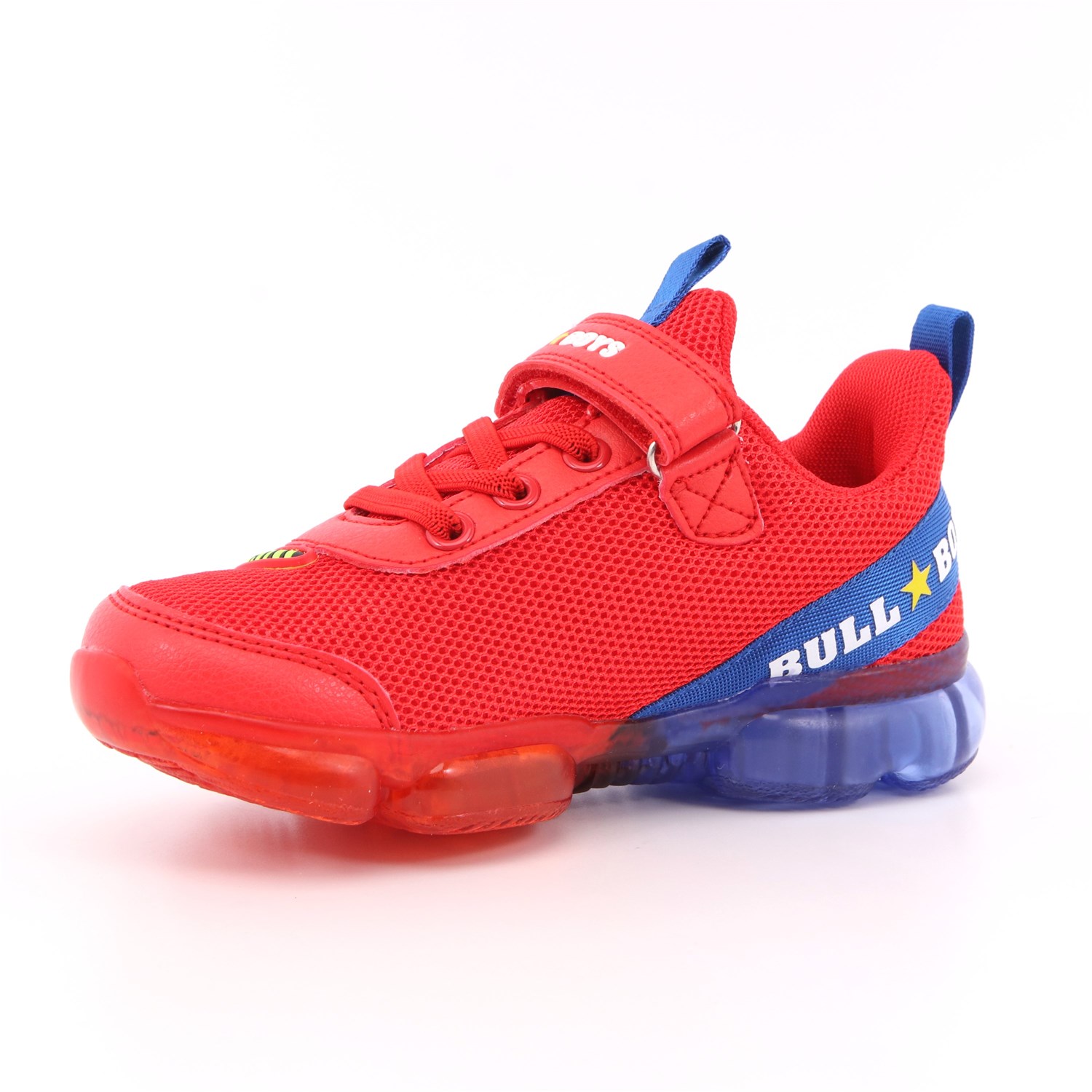 Scarpa Strappi + Elastico Bull Boys Bambino Rosso Scarpa Strappi + Elastico Bull Boys Bambino Rosso Scarpe 6 - BB2130