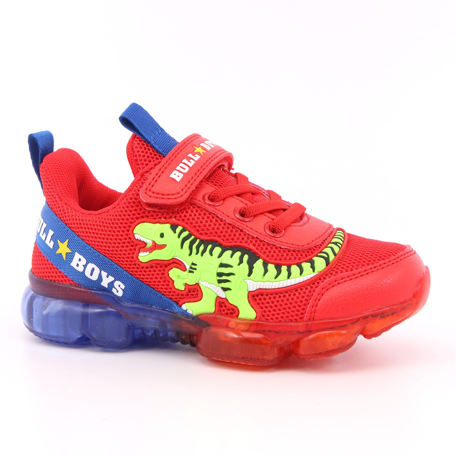 Scarpa Strappi + Elastico Bull Boys Bambino Rosso Scarpa Strappi + Elastico Bull Boys Bambino Rosso Scarpe 6 - BB2130